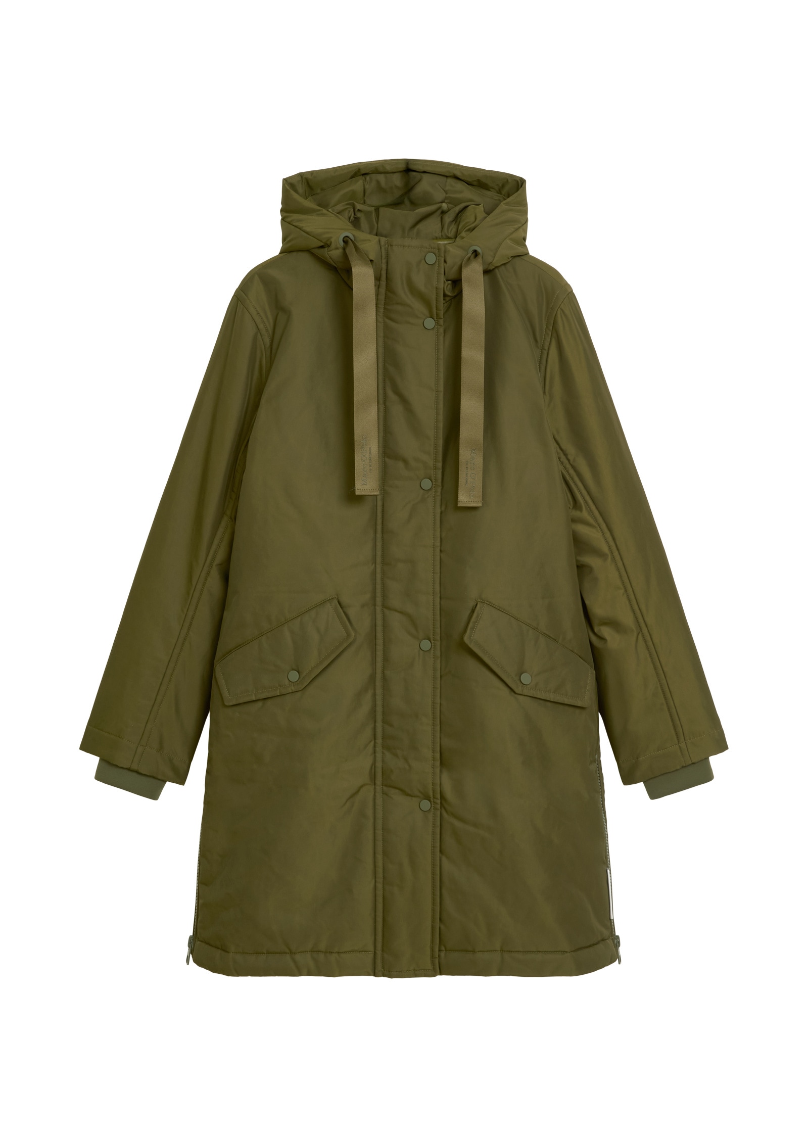 Marc O'Polo Outdoorjacke »aus recyeltem Polyester-Twill WR« ohne Kapuze