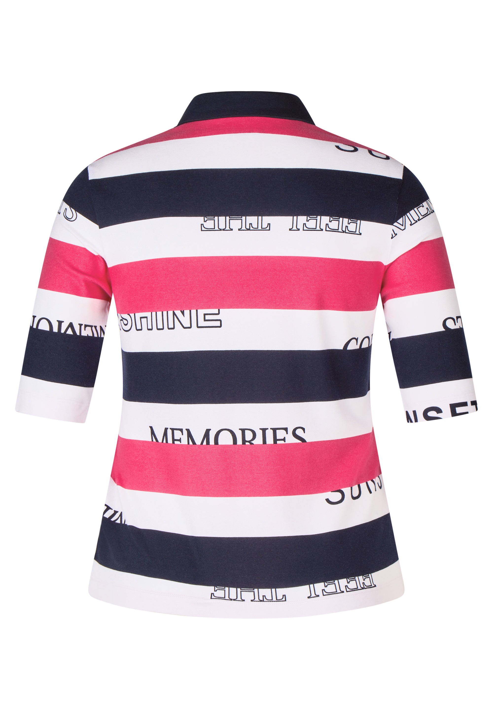 Rabe Print-Shirt »Rabe Poloshirt mit Blockstreifen«