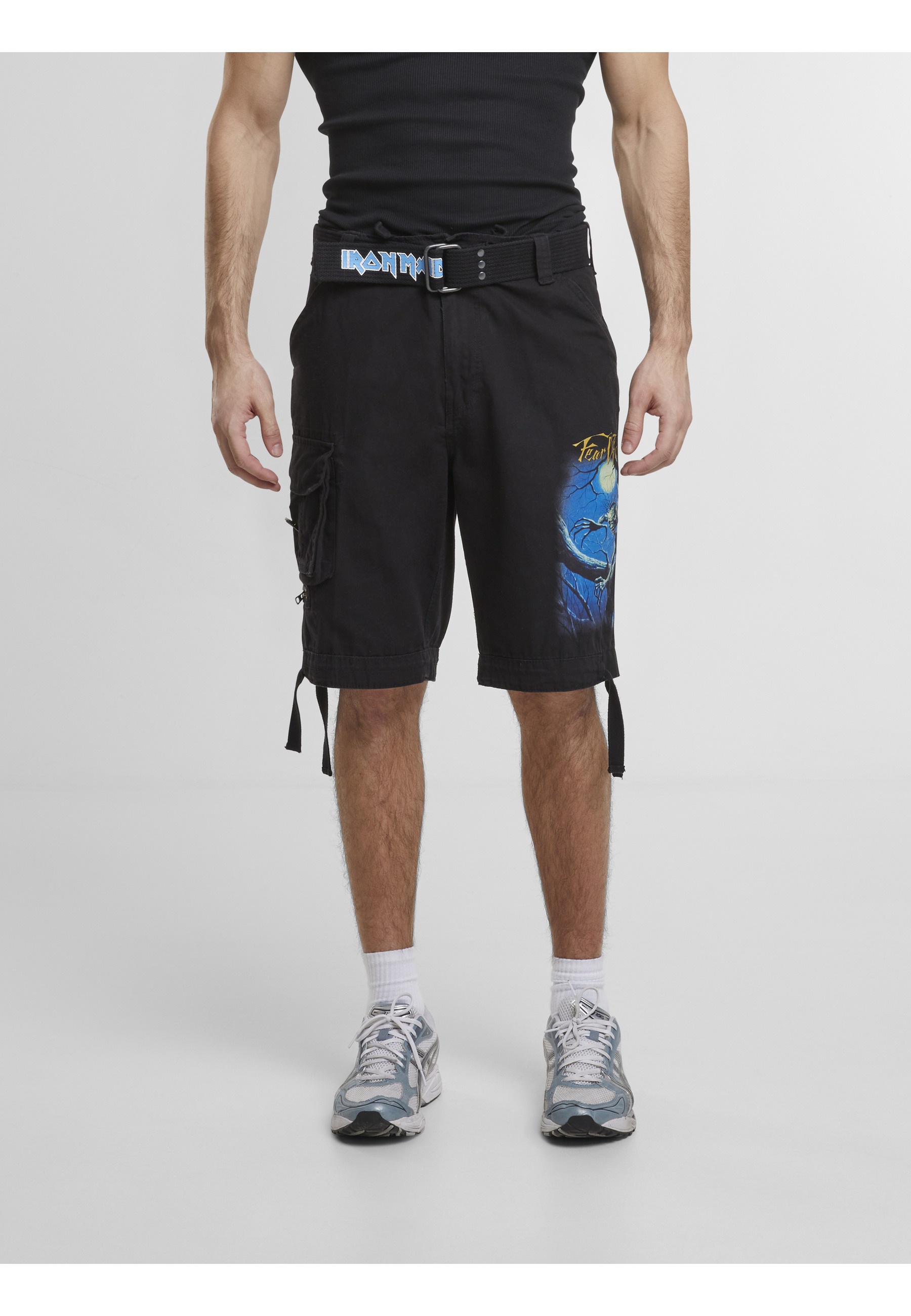 Brandit Cargoshorts »Brandit Iron Maiden Savage Shorts Fear of the Dark«