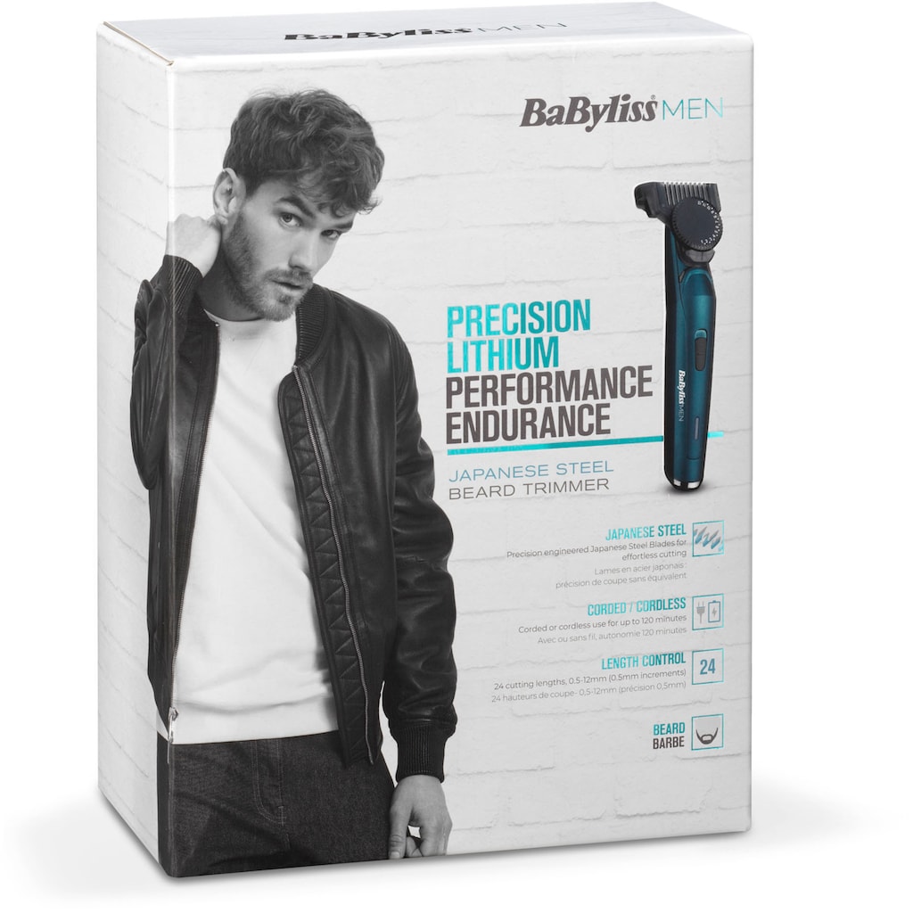 BaByliss Bartschneider »T890E MEN Japanese Steel«, 1 Aufsätze