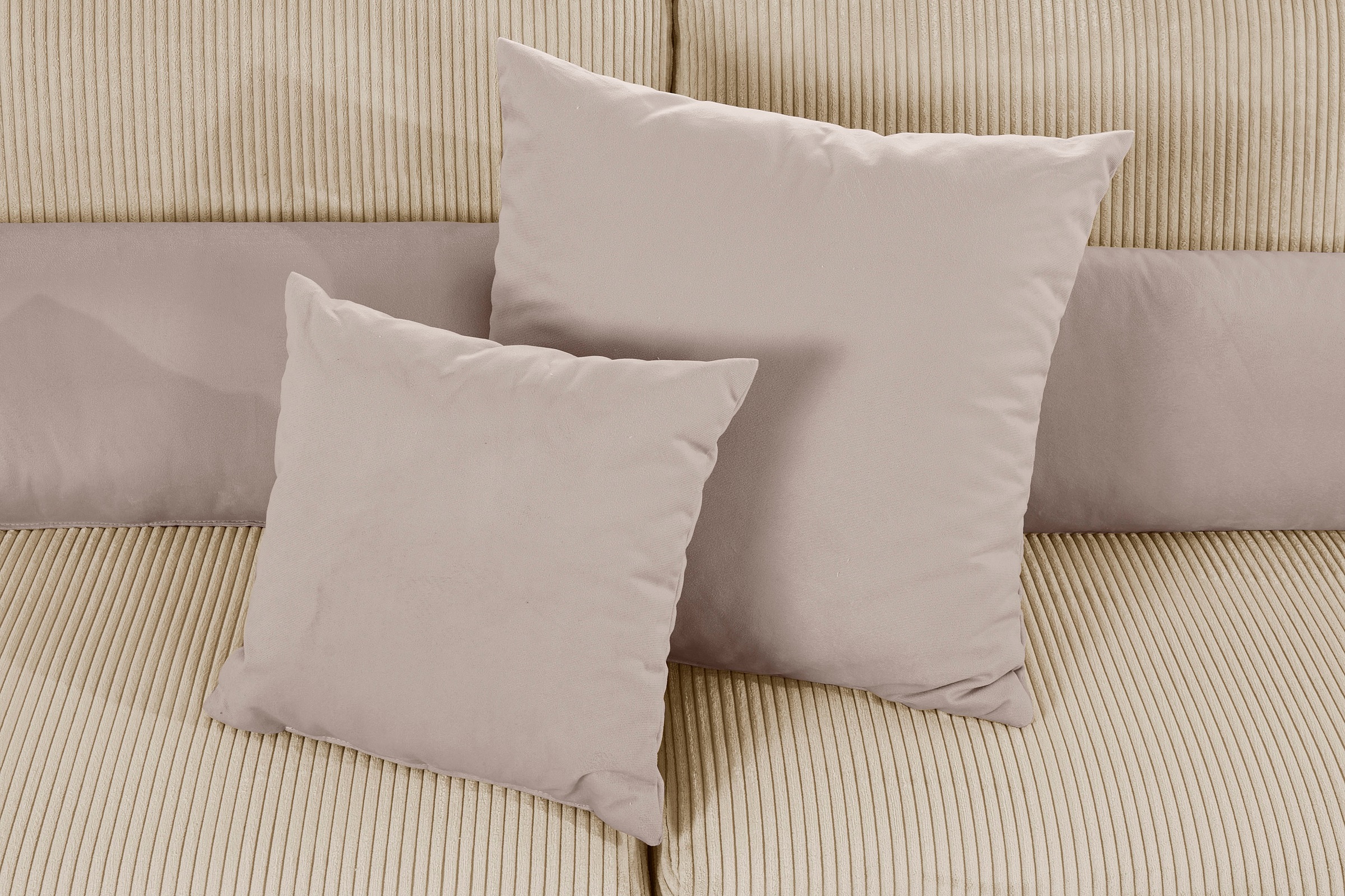 Home affaire Ecksofa »Vasco L-Form«, inkl. 10-teiligen Kissen-Set