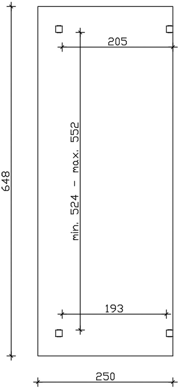 Skanholz Terrassendach »Sanremo«