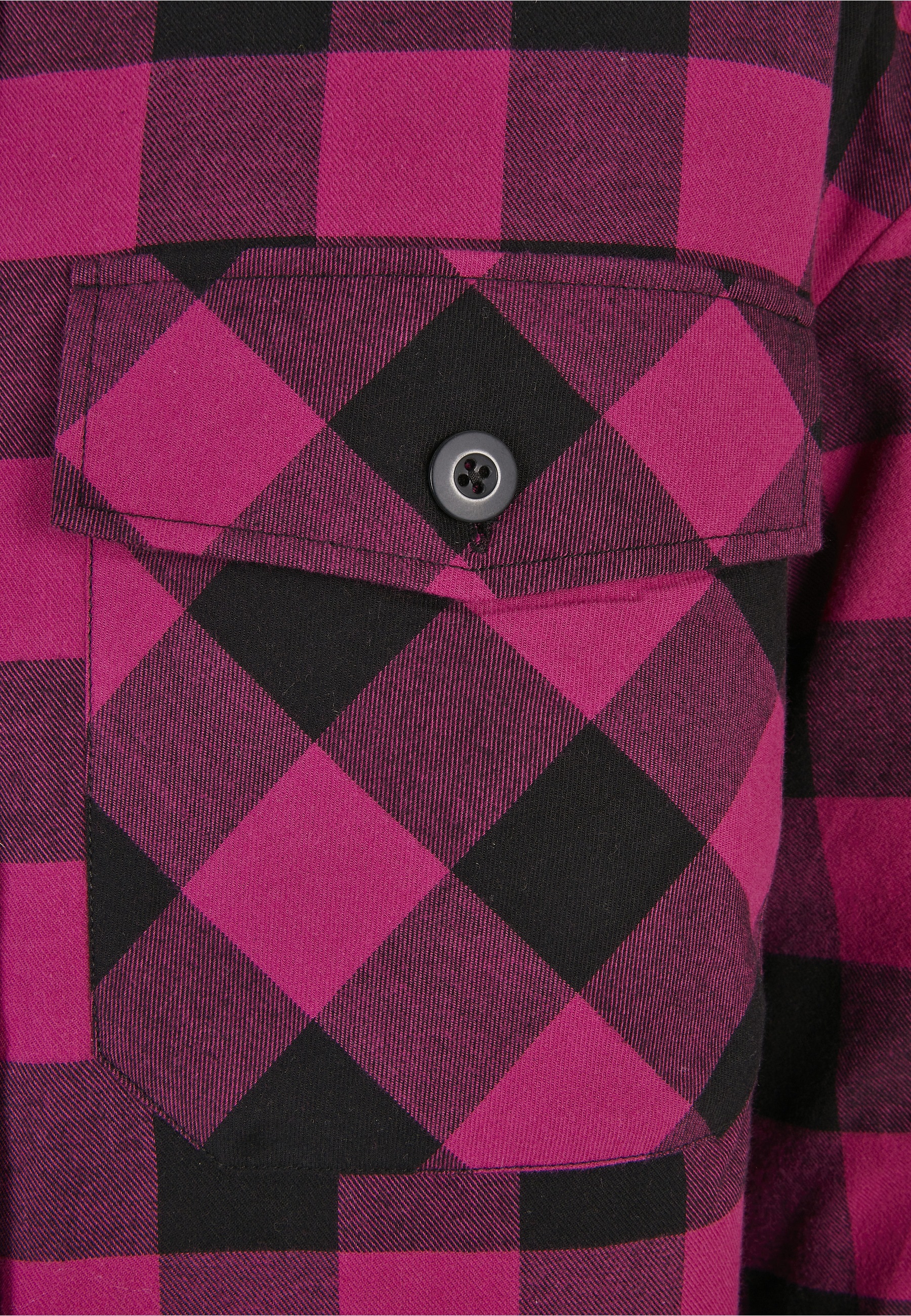 URBAN CLASSICS Langmantel »Urban Classics Damen Ladies Flanell Padded Overshirt«