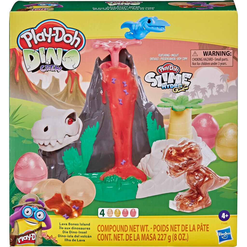 Hasbro Knete »Play-Doh Dino Crew Die Dino-Insel mit HydroGlitz Masse«