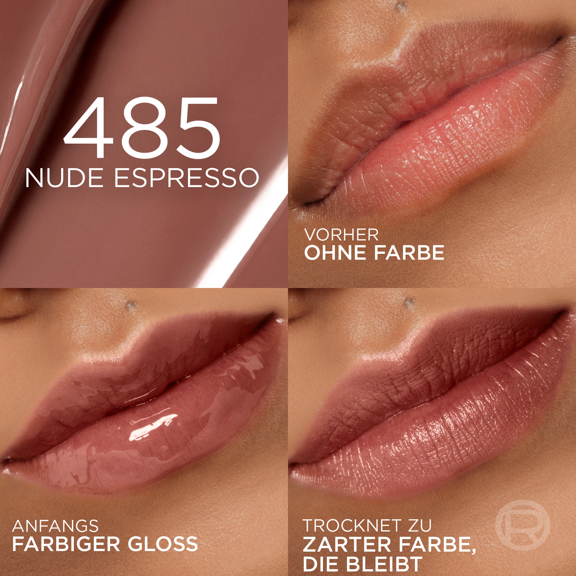 L'ORÉAL PARIS Lippenstift »PARADISE HYALURON TINT LIP STAIN SERUM« mit flüssiger Textur, feuchtigkeitsspendende Formel