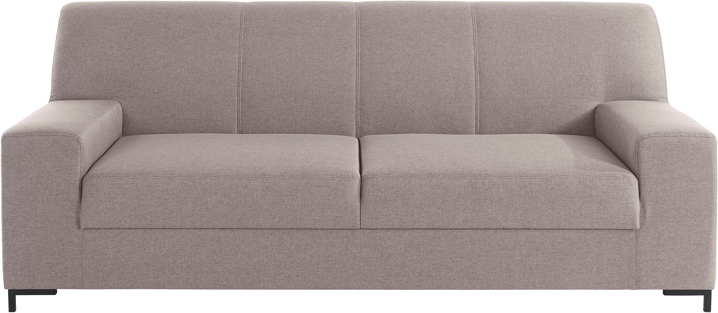 DOMO collection 2-Sitzer »Ledas kubisch und komfortabel, flache Armlehnen, eleganter Fuß,« in vielen Farben erhältlich