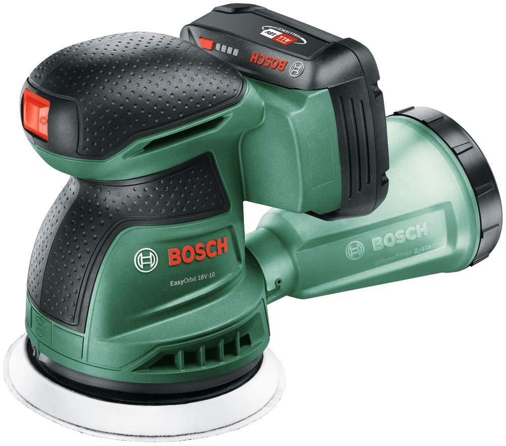 Bosch Home & Garden Akku-Exzenterschleifer »»EasyOrbit 18V-10««, Inkl. 1x Akku PBA 18V 2,0Ah und Ladegerät