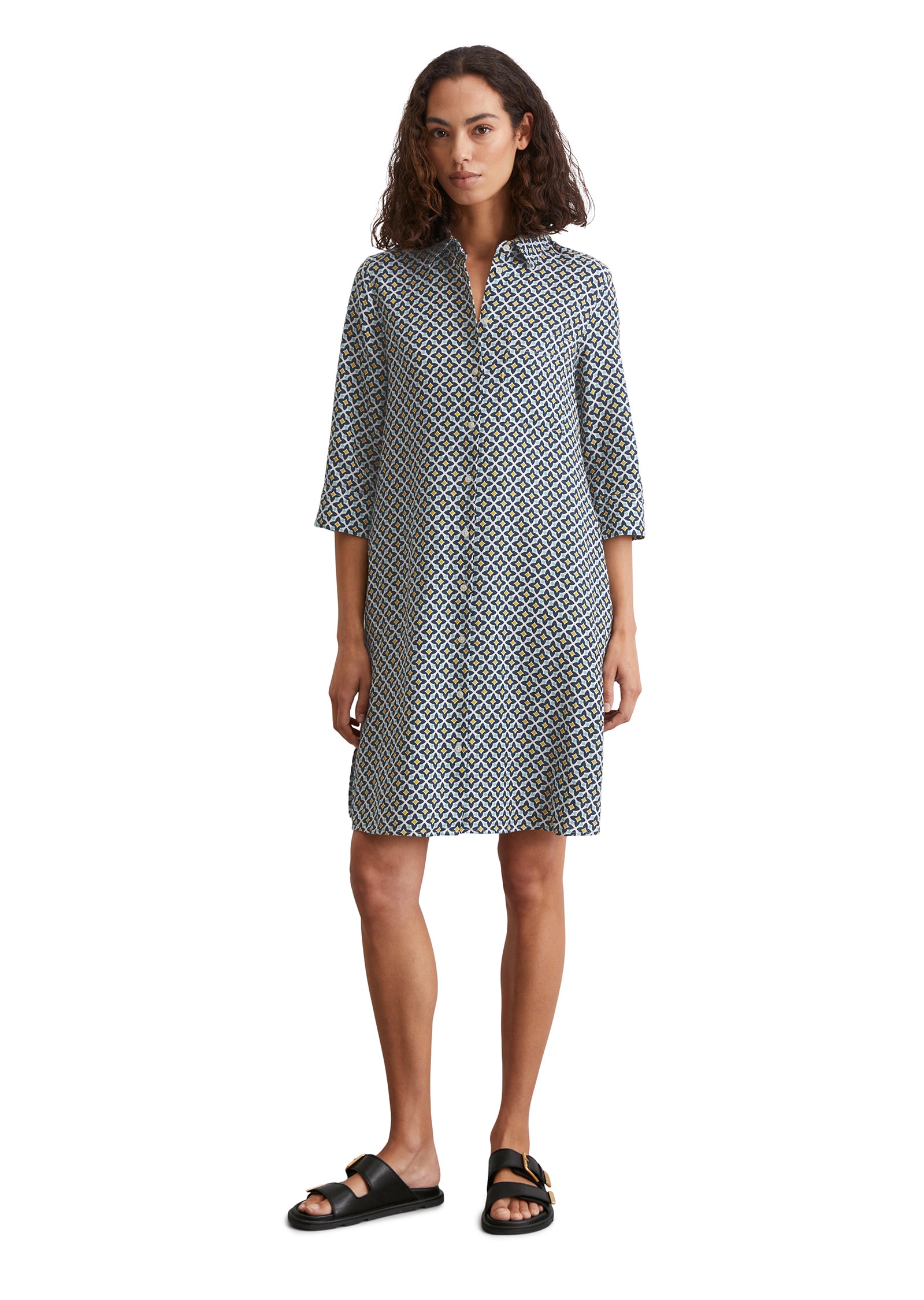 Marc O'Polo Midikleid »mit Print-Muster«