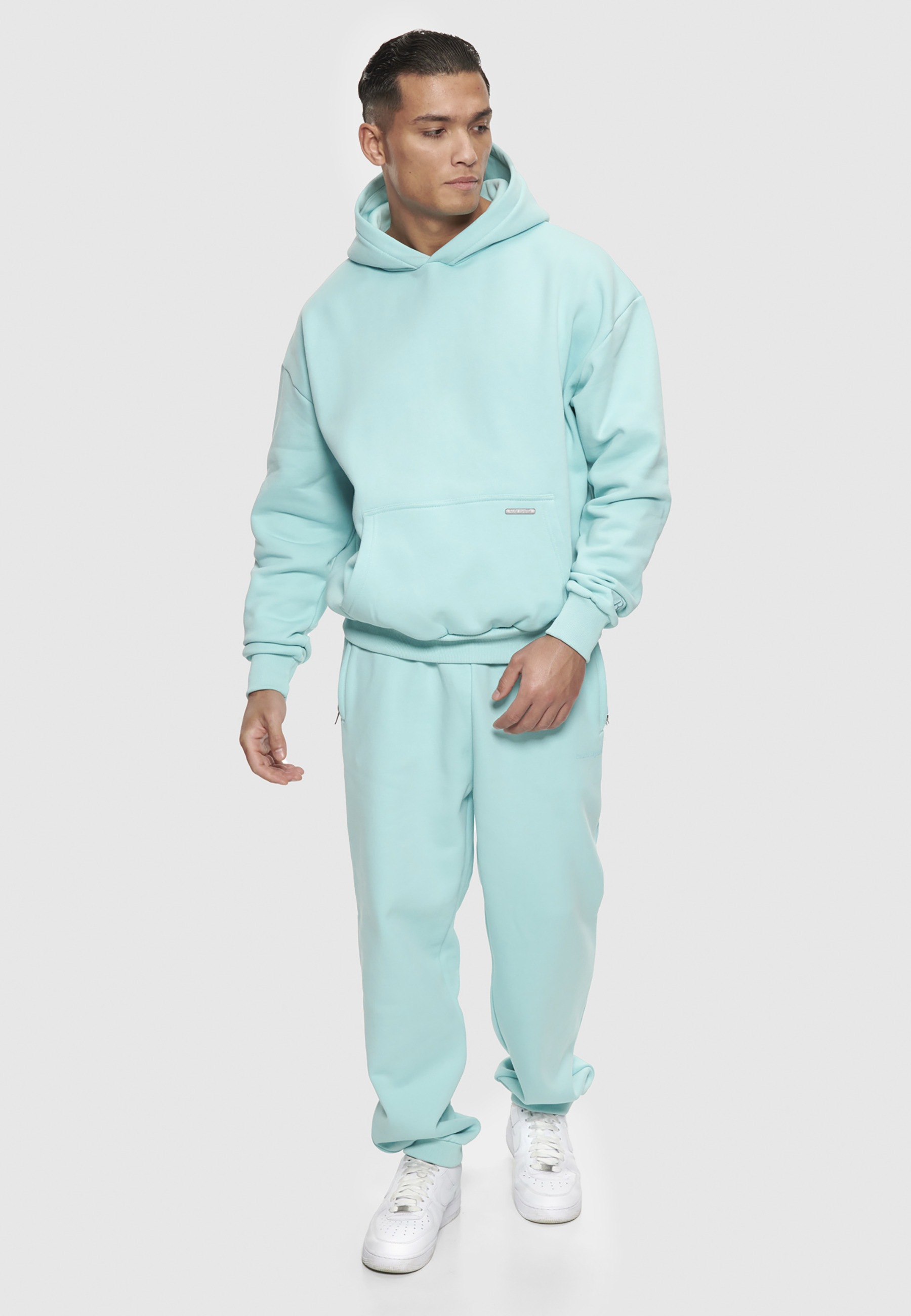 Dropsize Kapuzenpullover »Dropsize Herren Bazix Republiq Super Heavy Blank Hoodie« 1 Stk.