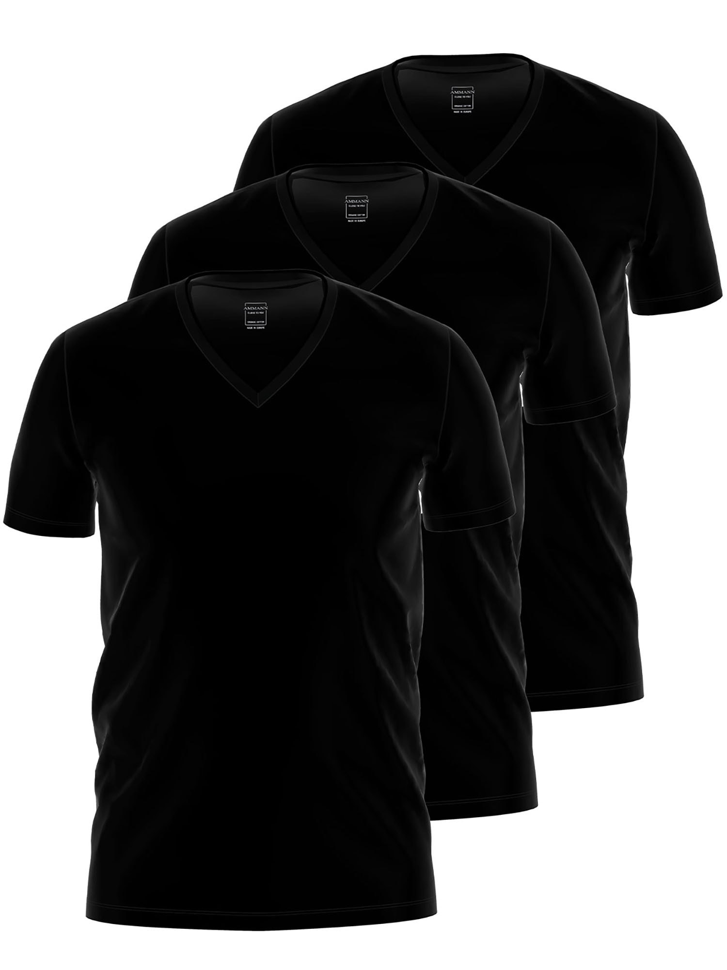 Ammann Unterhemd "3er Pack Shirt 1/2 Arm Day Modern / Close to you" 3 Stück