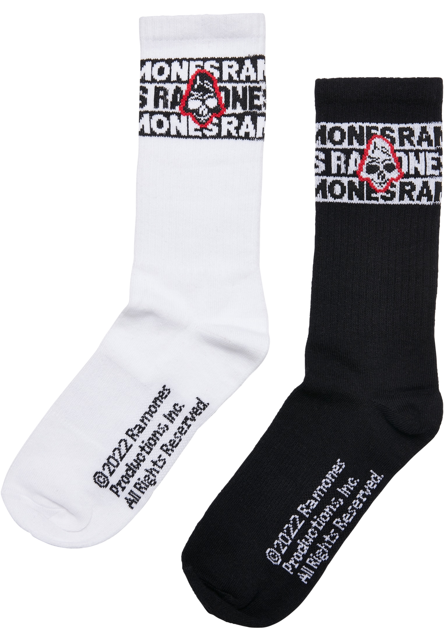 Merchcode Freizeitsocken »Accessoires Ramones Skull Socks 2-Pack«, (1 Paar)  kaufen | BAUR