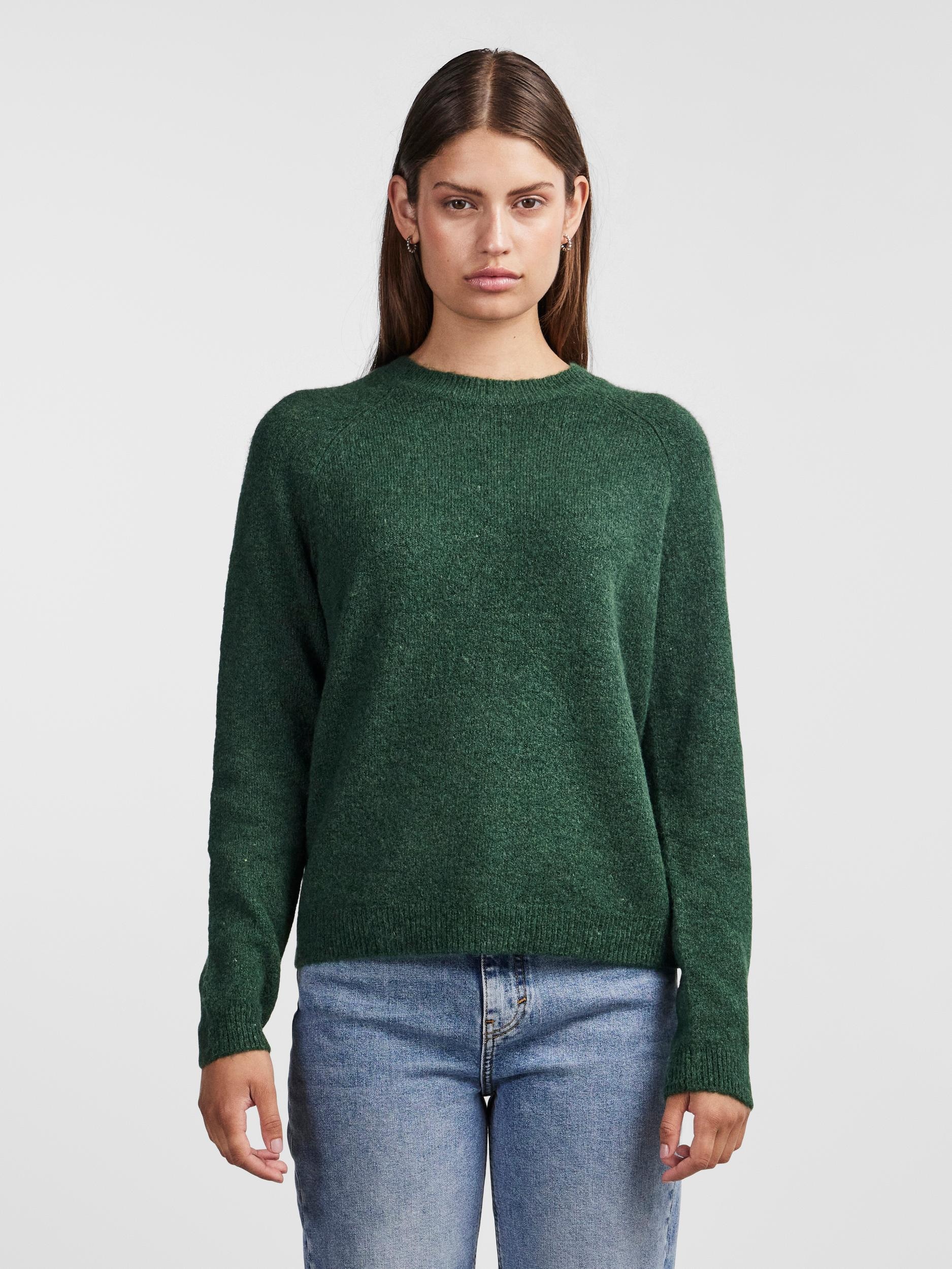 pieces Strickpullover "PCJULIANA LS O-NECK KNIT NOOS BC"