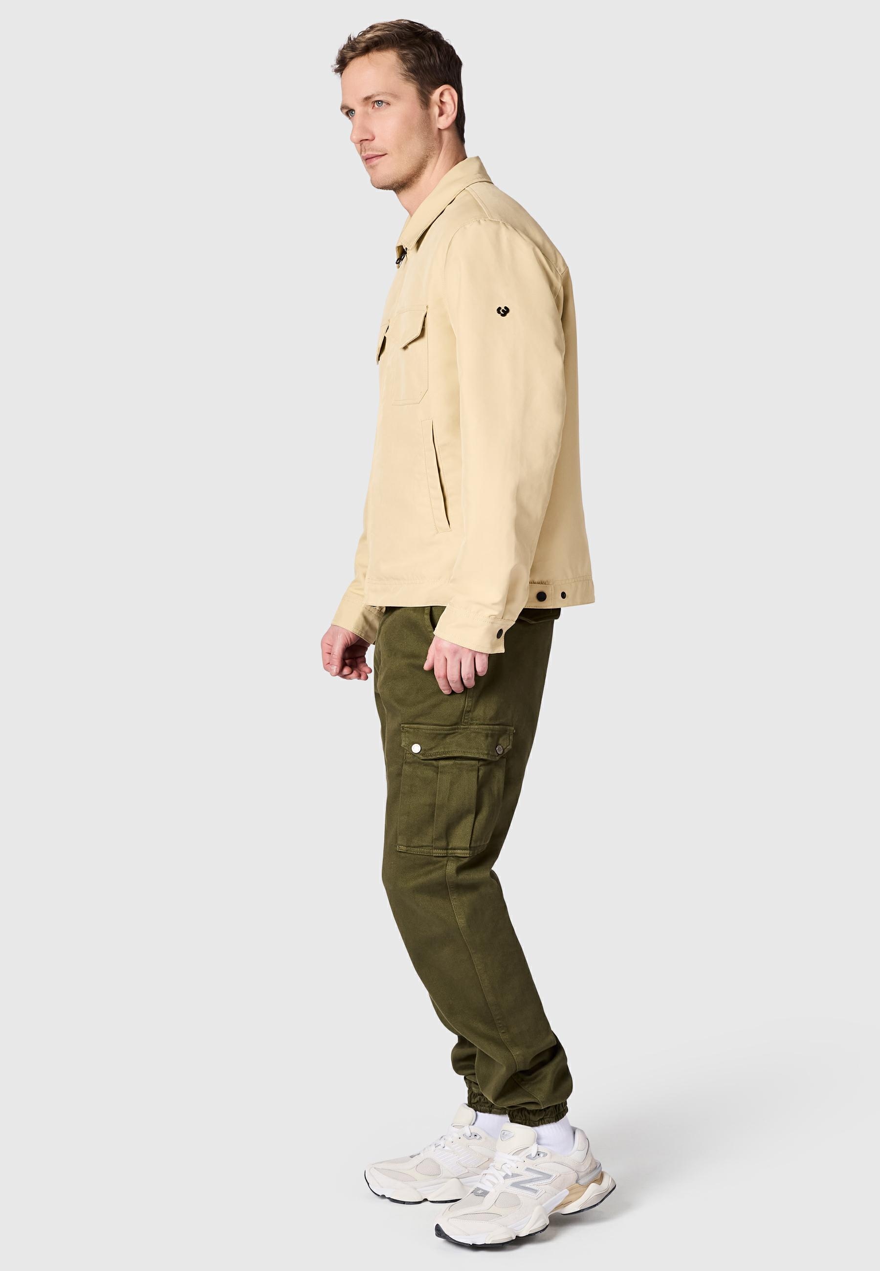 Ragwear Hemdjacke »Dyphner YOUMODO« ohne Kapuze Wasserabweisende Übergangsjacke mit Hemdkragen