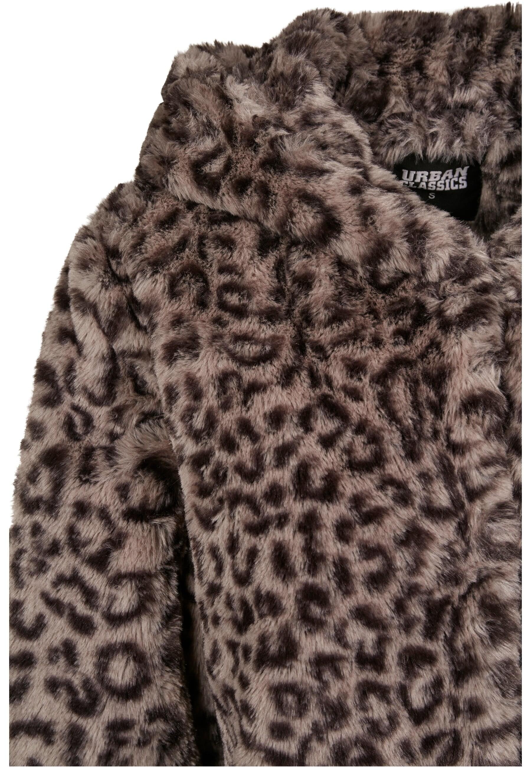 URBAN CLASSICS Parka »Urban Classics Damen Ladies Leo Teddy Coat«, (1 St.), mit Kapuze