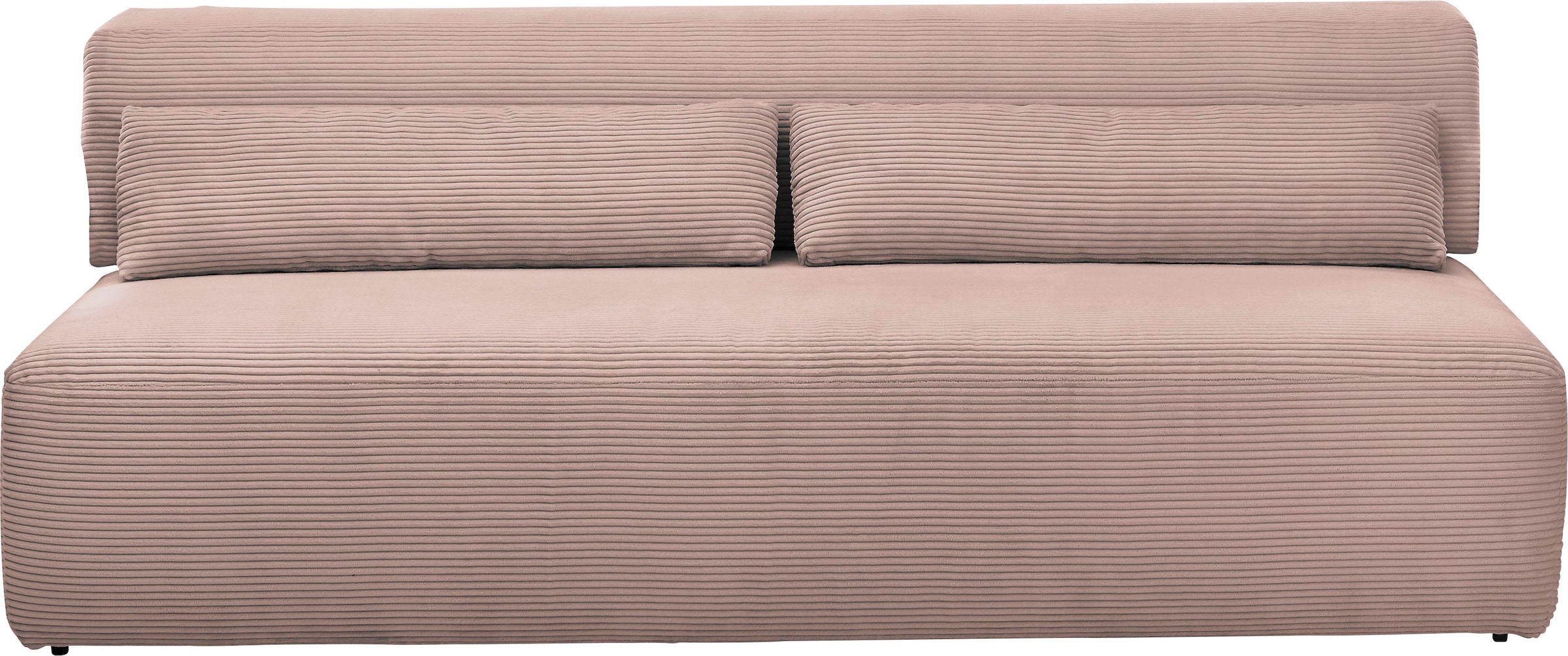 INOSIGN Schlafsofa »Donka Dauerschläfer-geeignet, belastbar bis 270 kg incl. Bettkasten,«, ohne Armlehnen, Breite 200 cm, auch in Cord, Tonnentaschen-Federkern