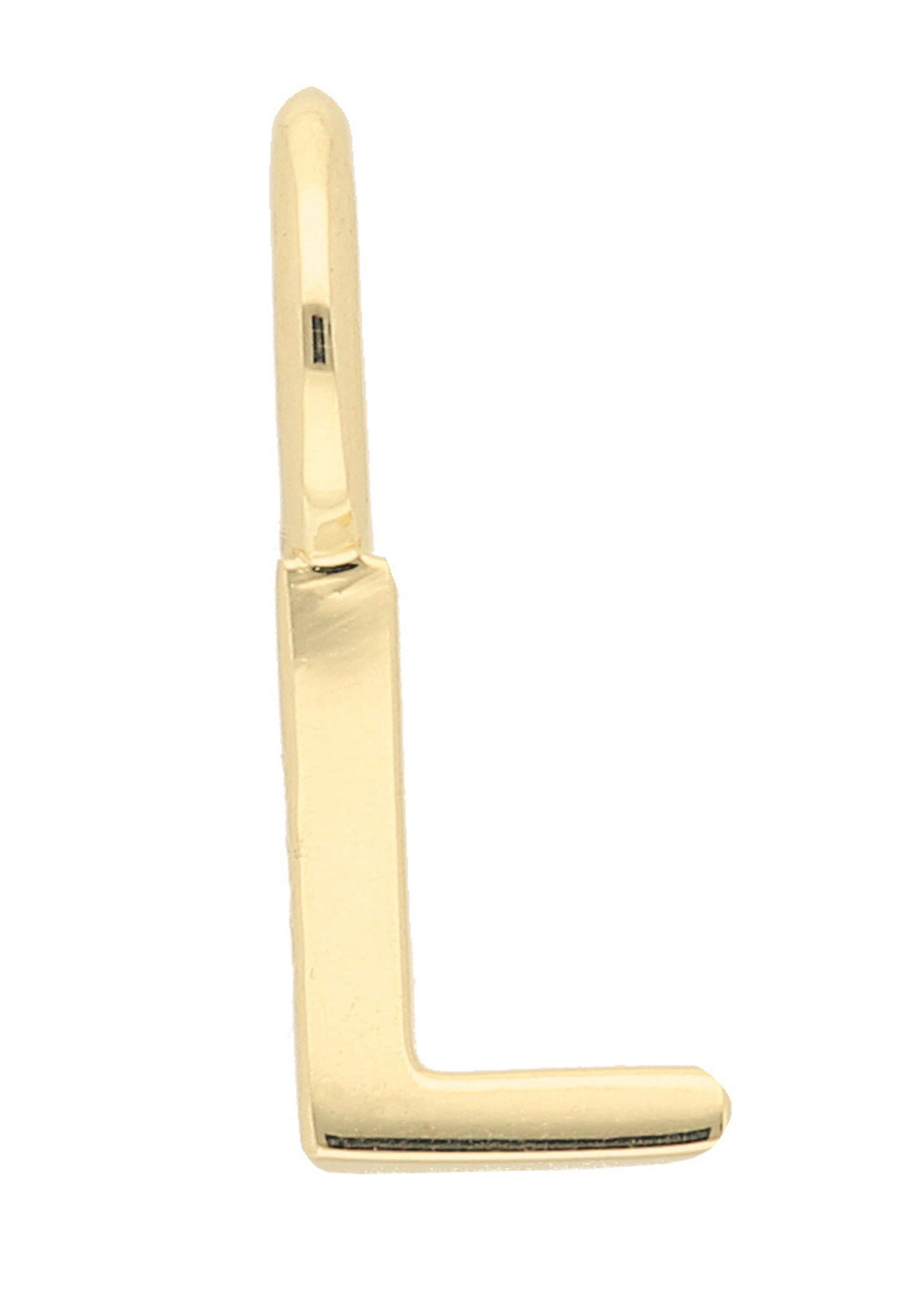 ADELIA ́S Damen Buchstabenanhänger "Damen & Herren 333 Gold Buchstabenanhänger L", Gelbgold 333 Gold, gold, Gelbgold 333, Gold, Schmuckanhänger, für
