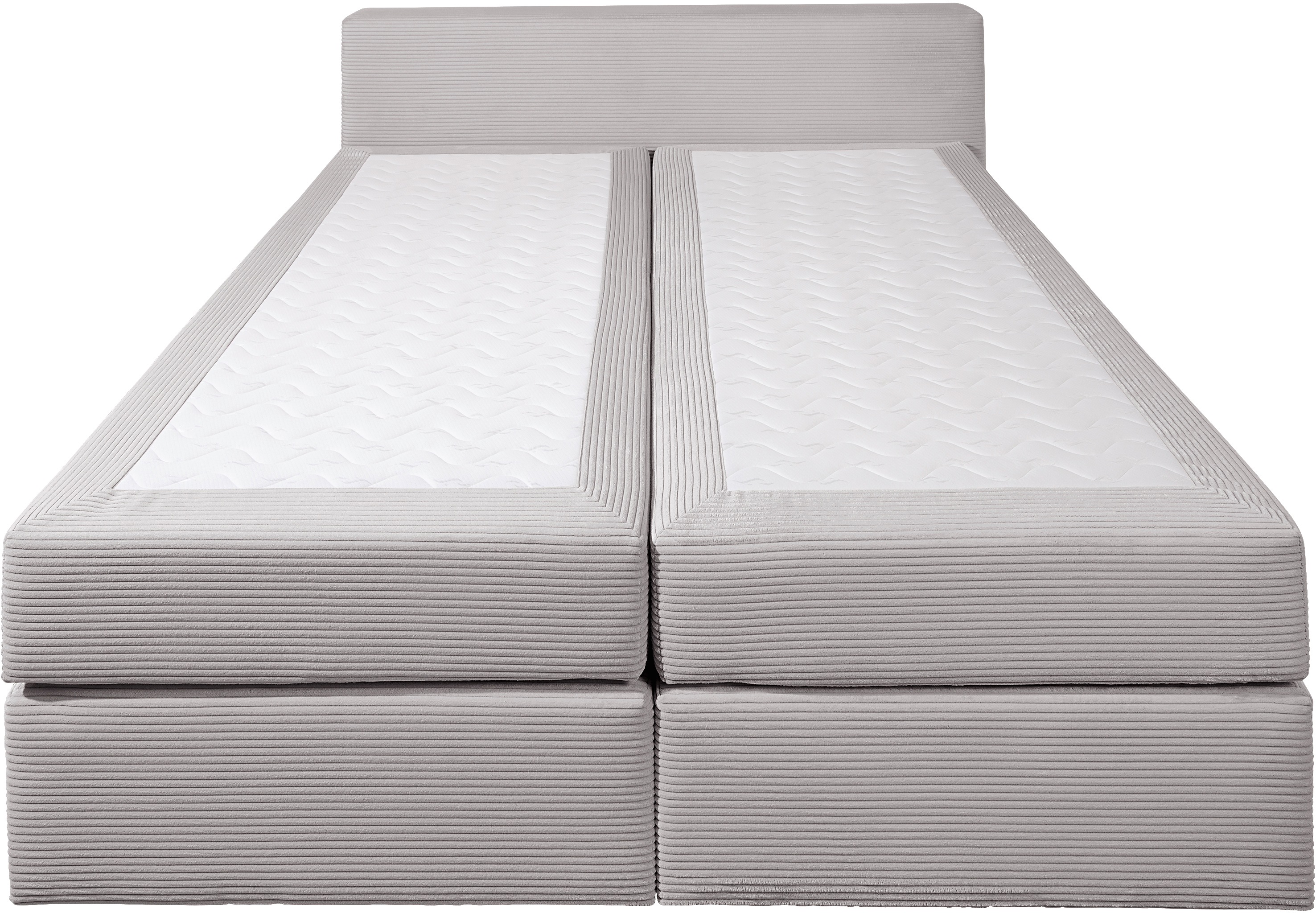 Thumbnail - andas Boxspringbett "Åby" In Cord Bezug, wahlweise mit und ohne Matrazte erhältlich
