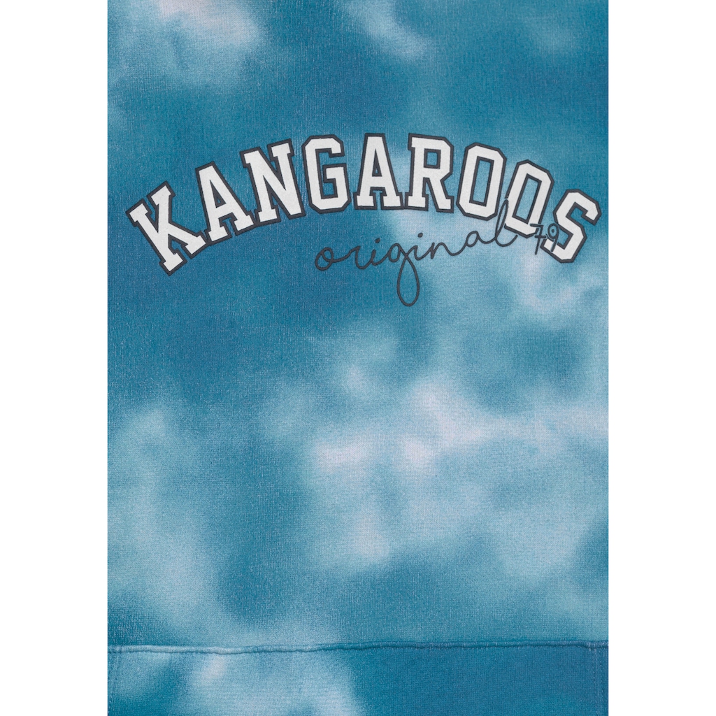 KangaROOS Kapuzensweatshirt »Kangaroos Jungen«, mit allover Batik-Print