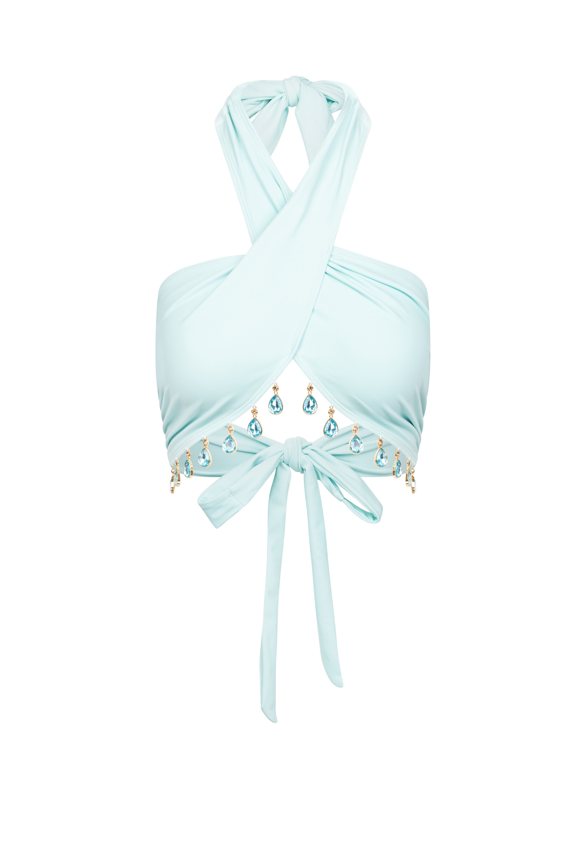 Moda Minx Triangel-Bikini-Top »Hera Fixed Droplet Cross Over Top«, (1 St.), mit tollem Cross-Over-Design