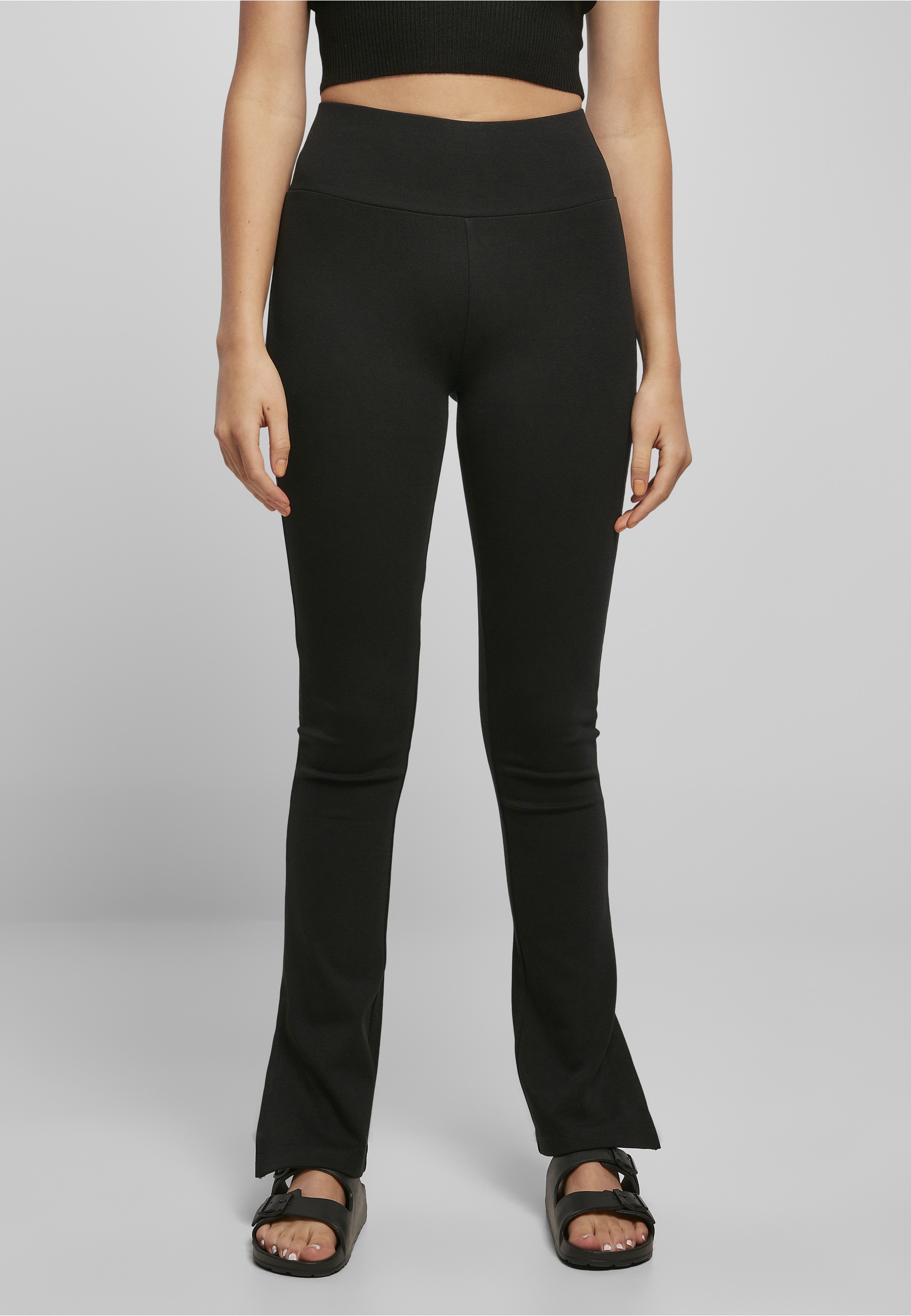 URBAN CLASSICS Leggings »Urban Classics Damen Ladies High Waist Side Slit Leggings«