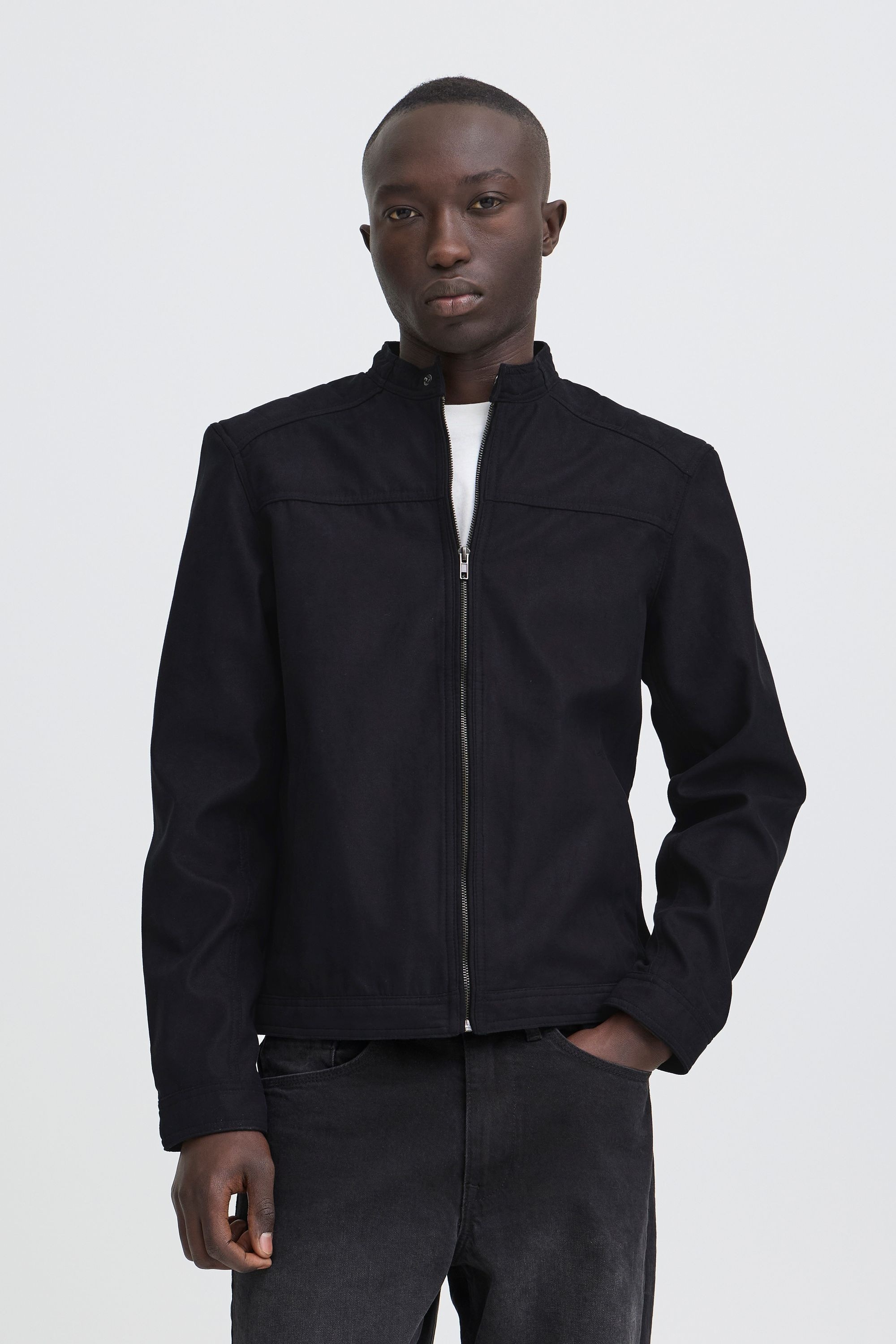 Blend Hemdjacke "BHFossy" ohne Kapuze Modische Kunstlederjacke mit praktisc günstig online kaufen