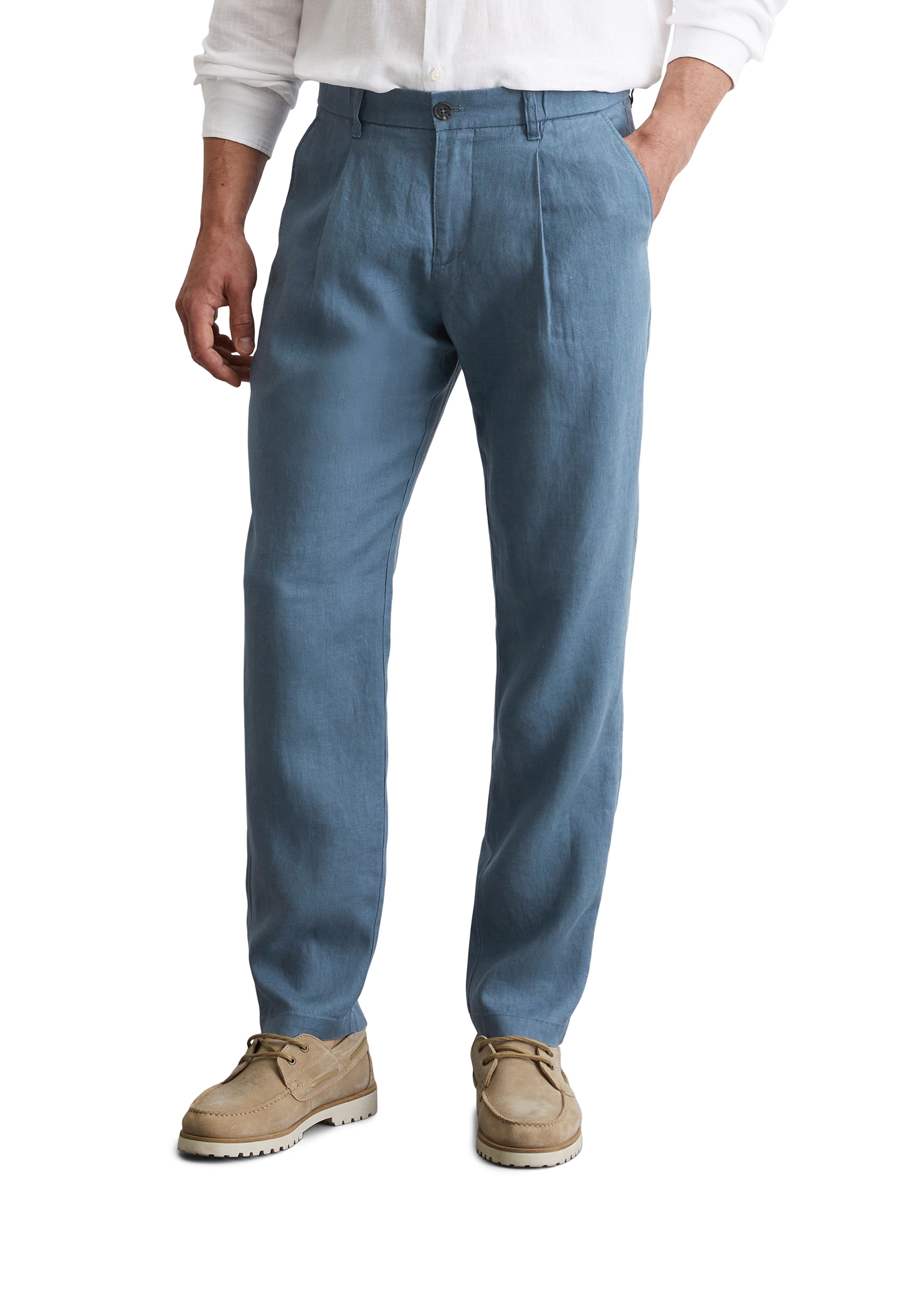Marc O'Polo Leinenhose »Osby jogger pleats«