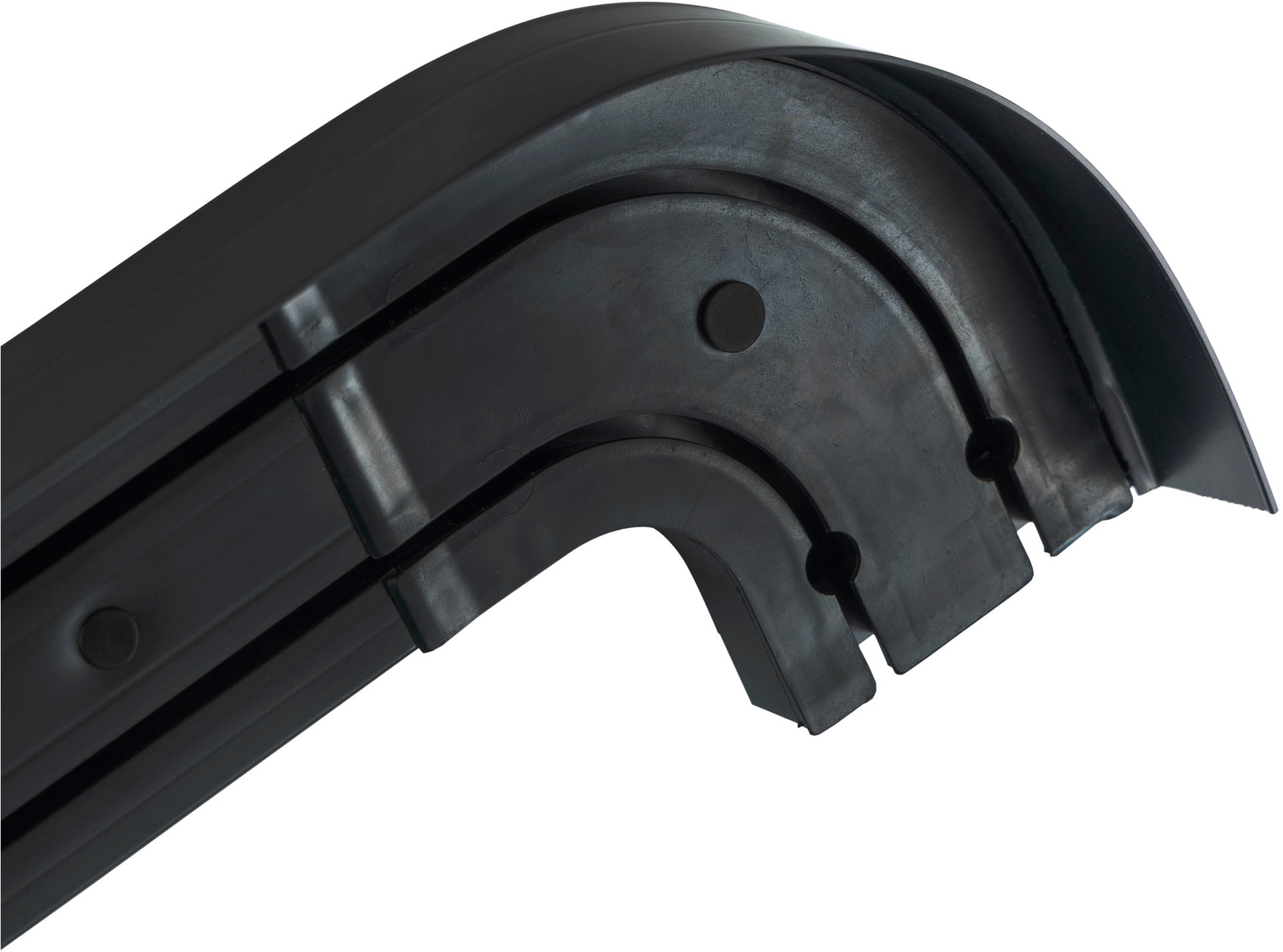SN DECO GROUP Gardinenschiene »SH2 mit Blende 7,5 cm«, 2 läufig-läufig, Fixmaß, mit Blende 7,5 cm