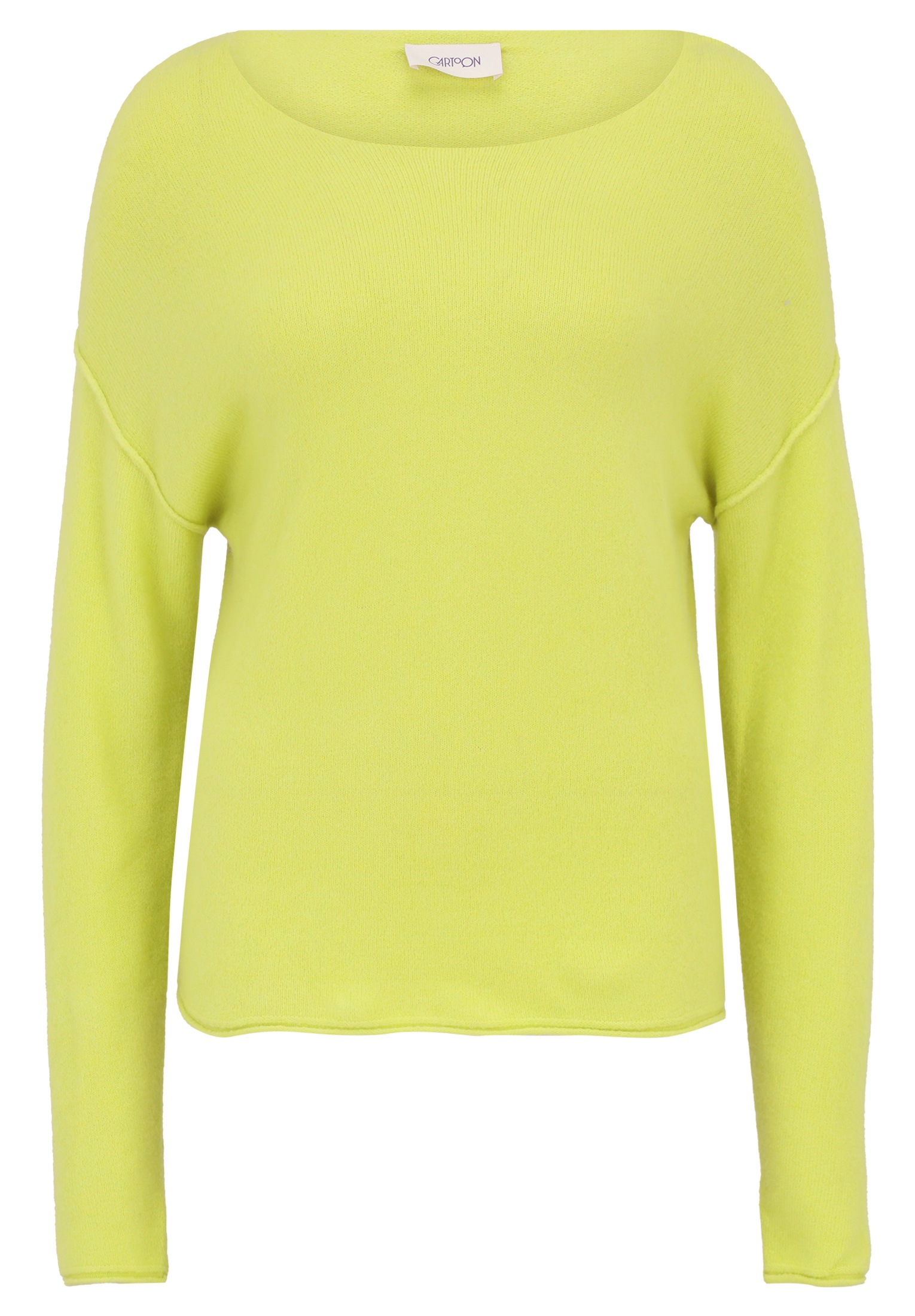 Cartoon Strickpullover "Cartoon Damen Strickpullover mit Rundhalsausschnitt günstig online kaufen