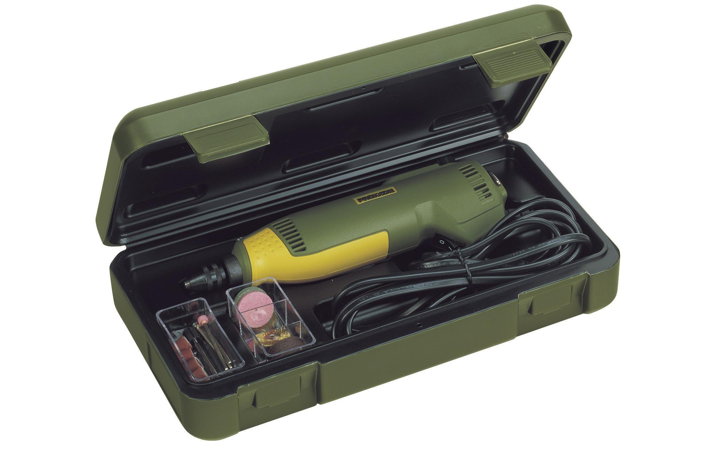 Proxxon Elektro-Multifunktionswerkzeug »FBS 240/E« Set,  Bohren; Schleifen; Fräsen; Polieren; Reinigen; Trennen; Gravieren