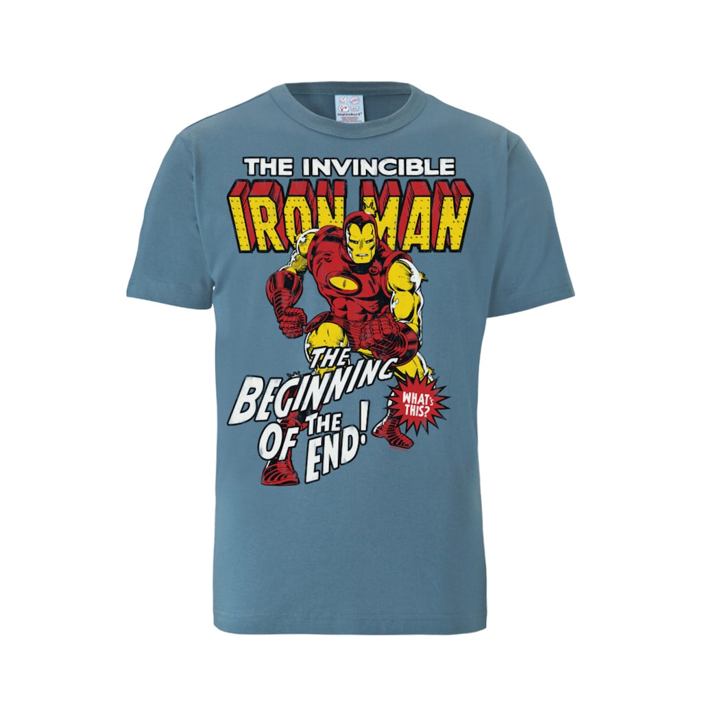 LOGOSHIRT T-Shirt »Iron Man Logo - Marvel«