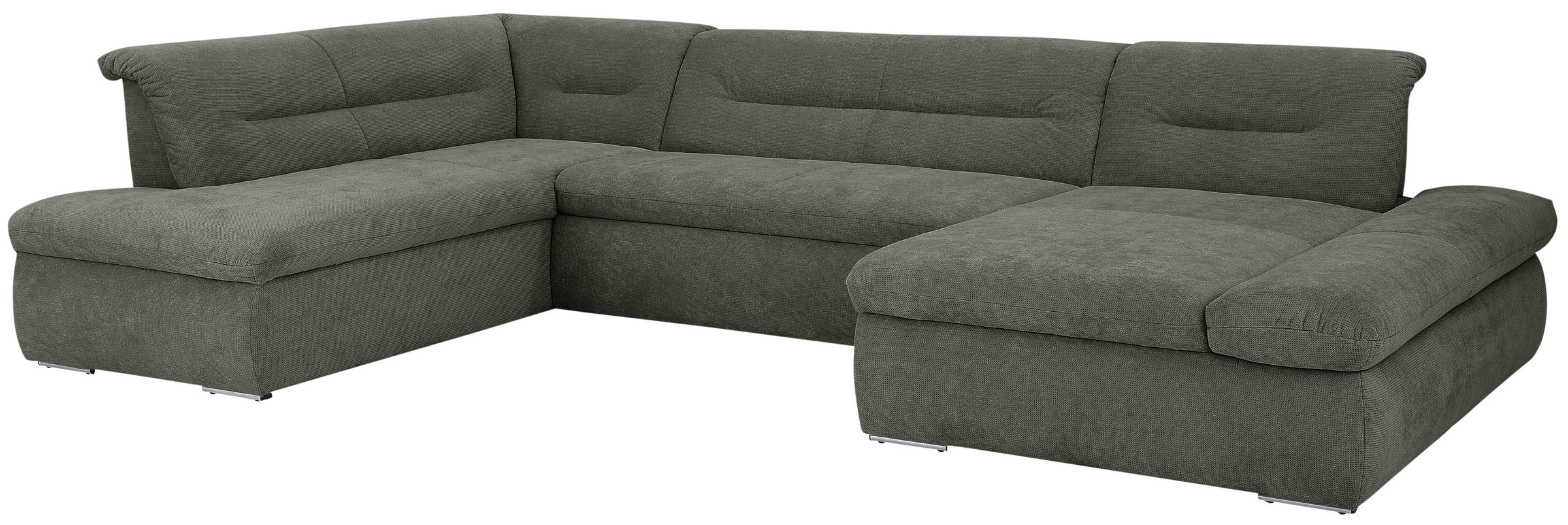 Home affaire Wohnlandschaft "Avesa U-Form" Wahlweise mit Armteilverstellung günstig online kaufen