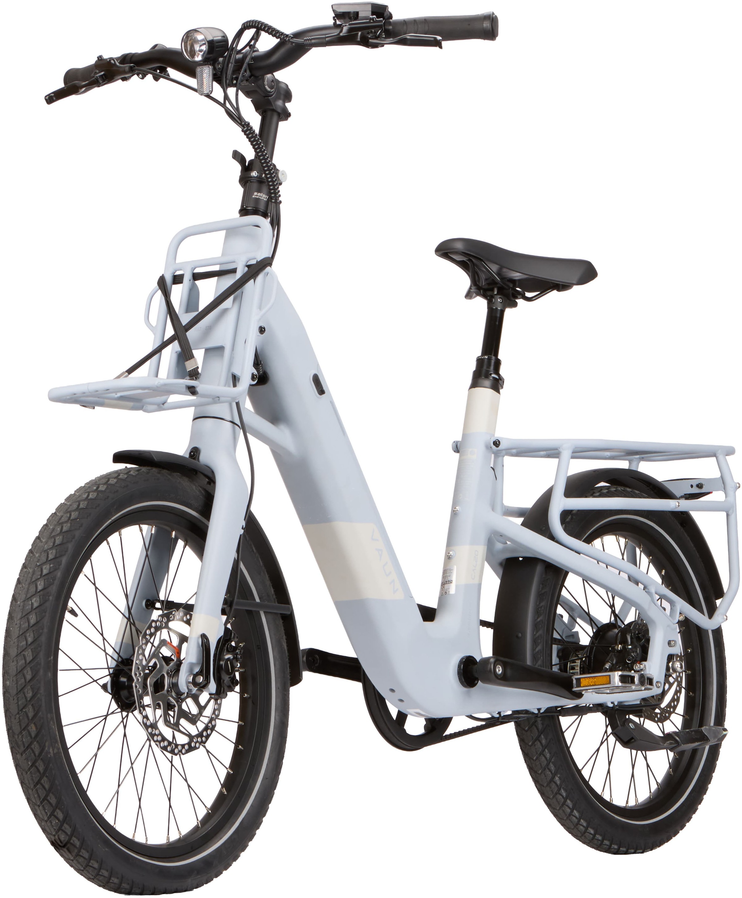 Vaun »VAUN Compact New Gen-Cityrad« Heckmotor 250 W (mit integr. Akku), Elektrofahrrad für Alltag und Einkauf