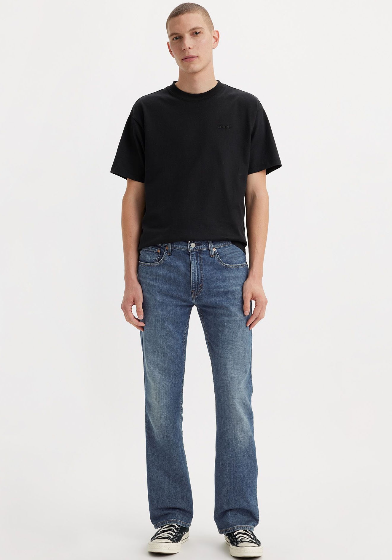 Levis Bootcut-Jeans "527 SLIM BOOT CUT", in cleaner Waschung