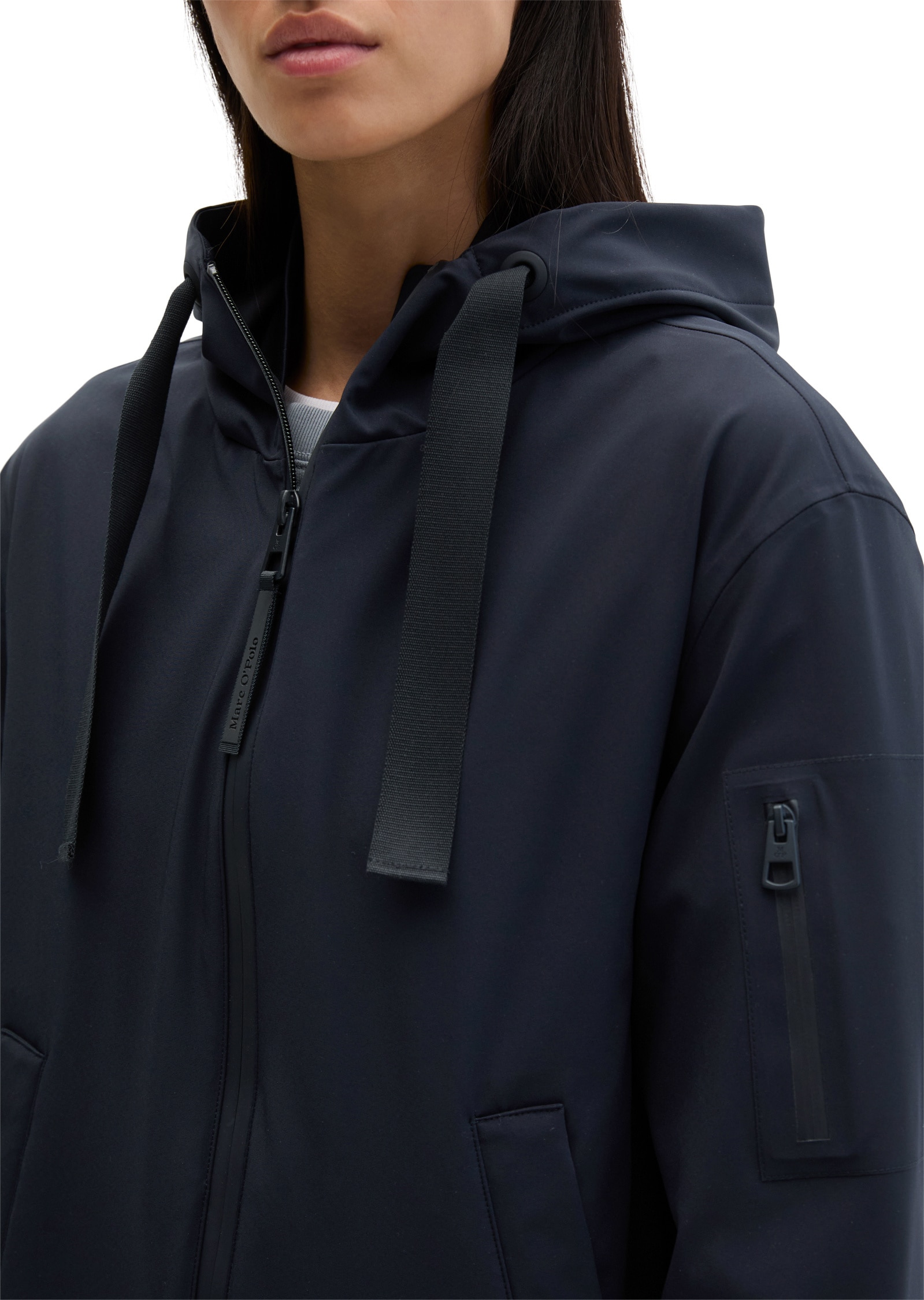Marc O'Polo Kurzmantel »aus wasserdichtem Nylon-Stretch«