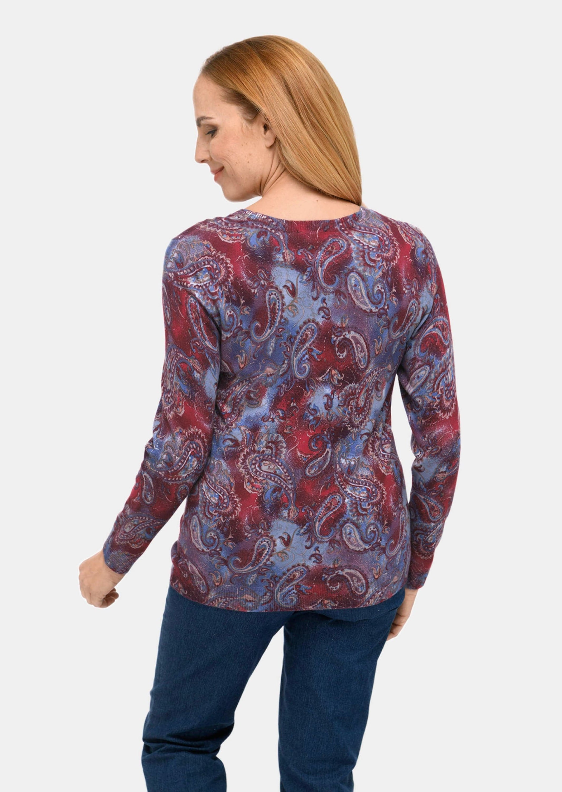 GOLDNER 2-in-1-Pullover »Druckpullover Sportlich-femininer Druckpullover«