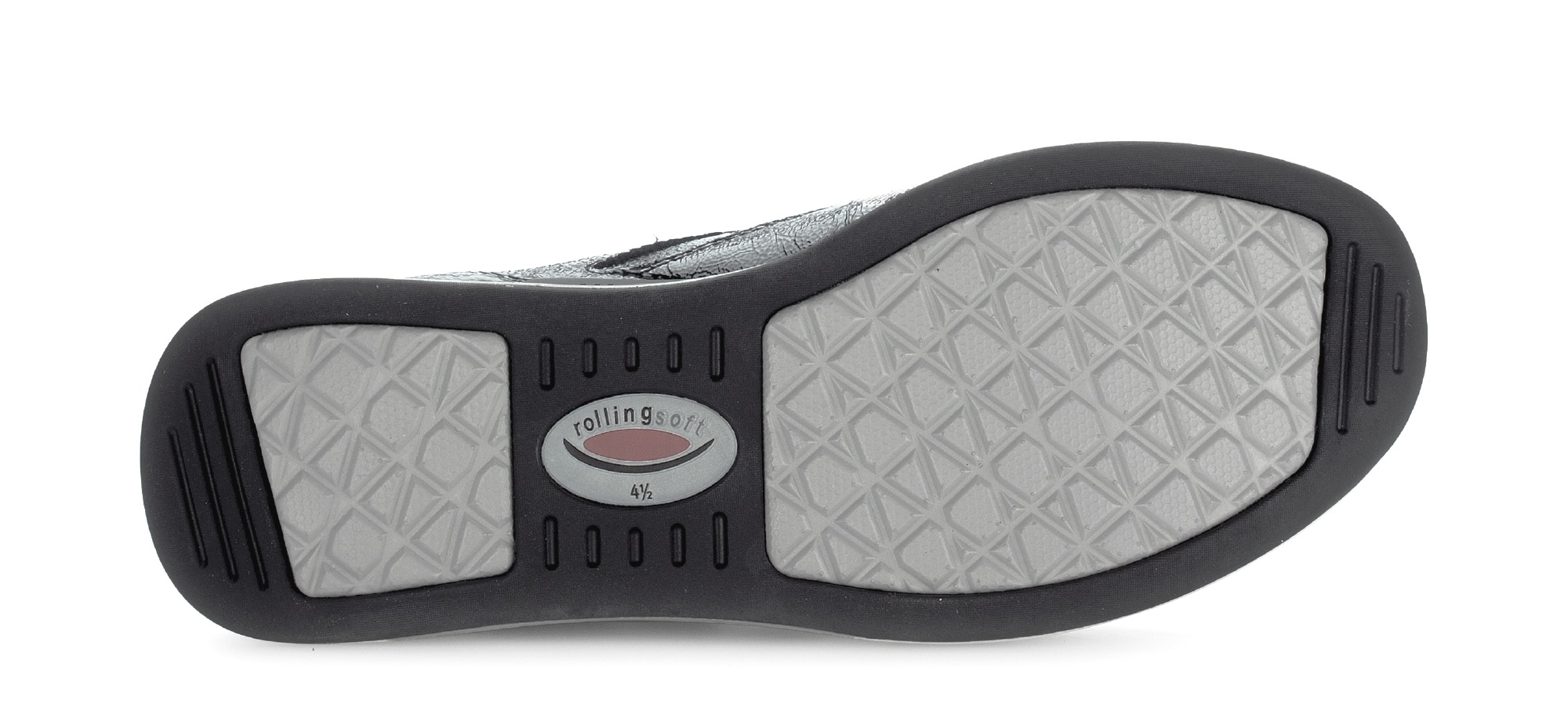 Gabor Rollingsoft Keilsneaker, Schnürschuh, Halbschuh, Freizeitschuh mit seitlichem Reißverschluss