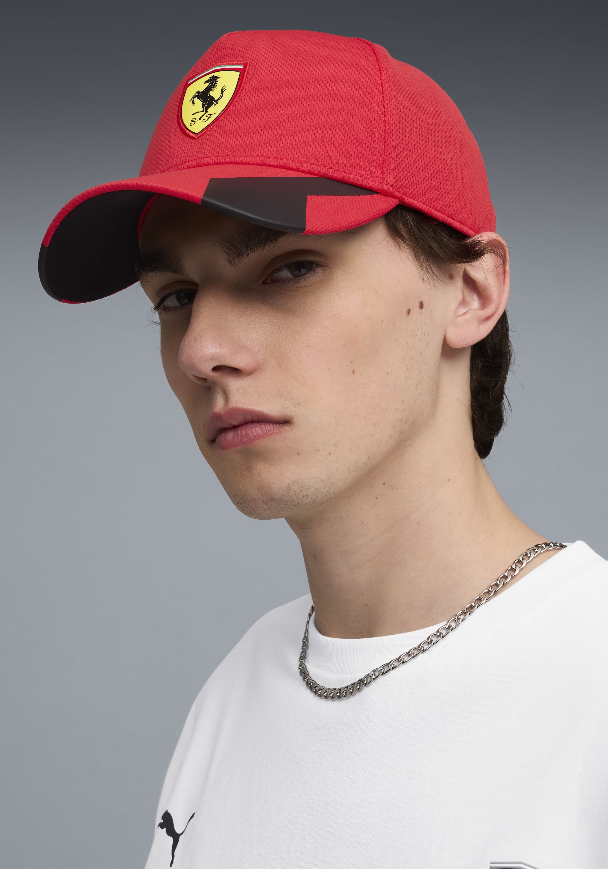 PUMA Baseball Cap »FERRARI BB CAP« verstellbare Passform, sportlicher Stil, leichtes Design