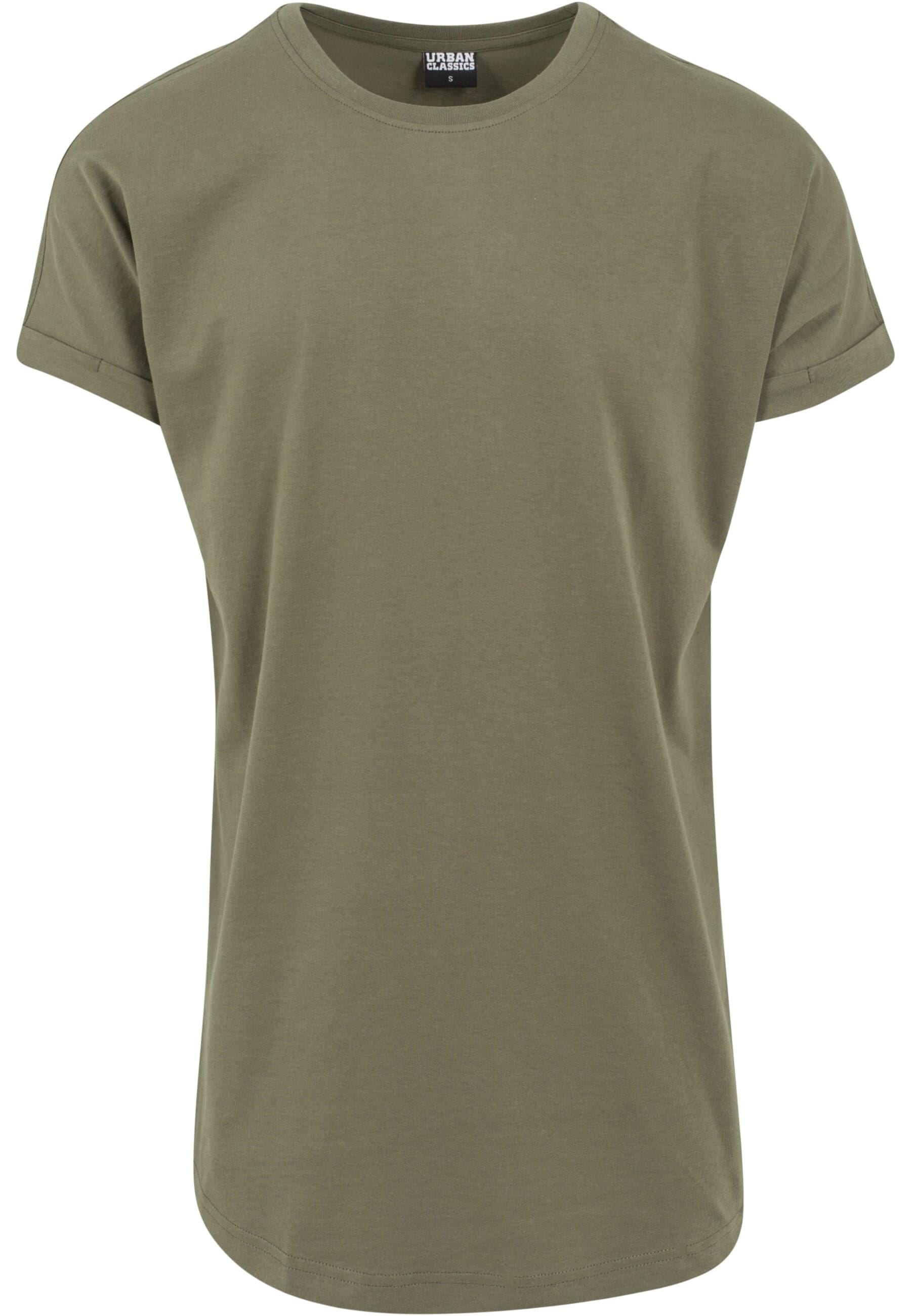 URBAN CLASSICS T-Shirt "Urban Classics Herren Long Shaped Turnup Tee" 1 Stk günstig online kaufen