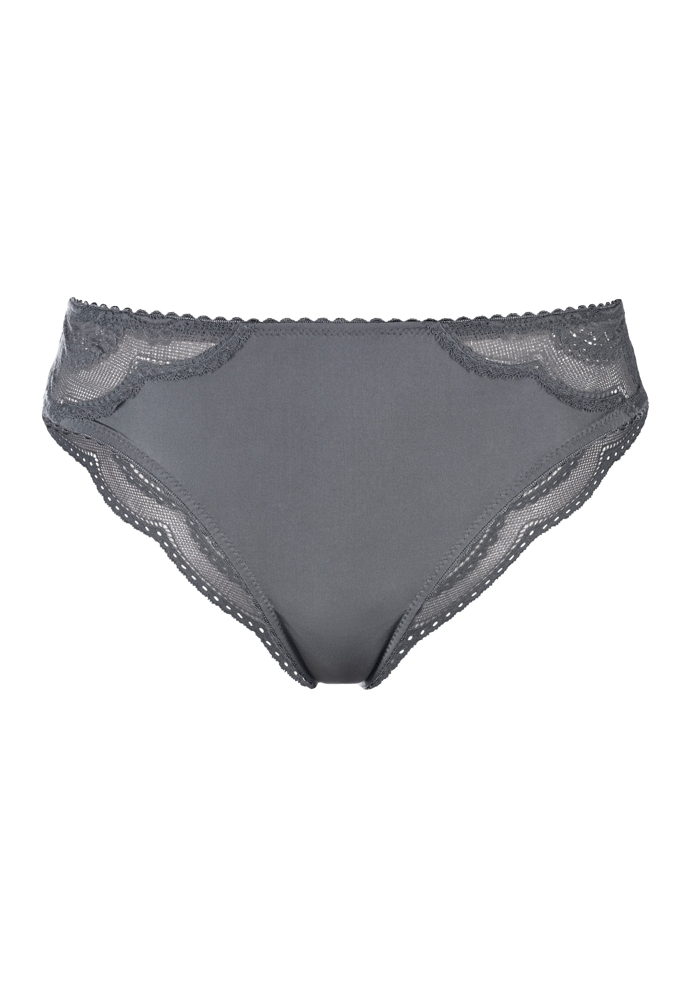 LASCANA Brasilslip, (Packung, 2 St.), mit zarter Spitze