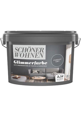 SCHÖNER WOHNEN FARBE Wand- und Deckenfarbe »Trendstruktur Glimmerfarbe«