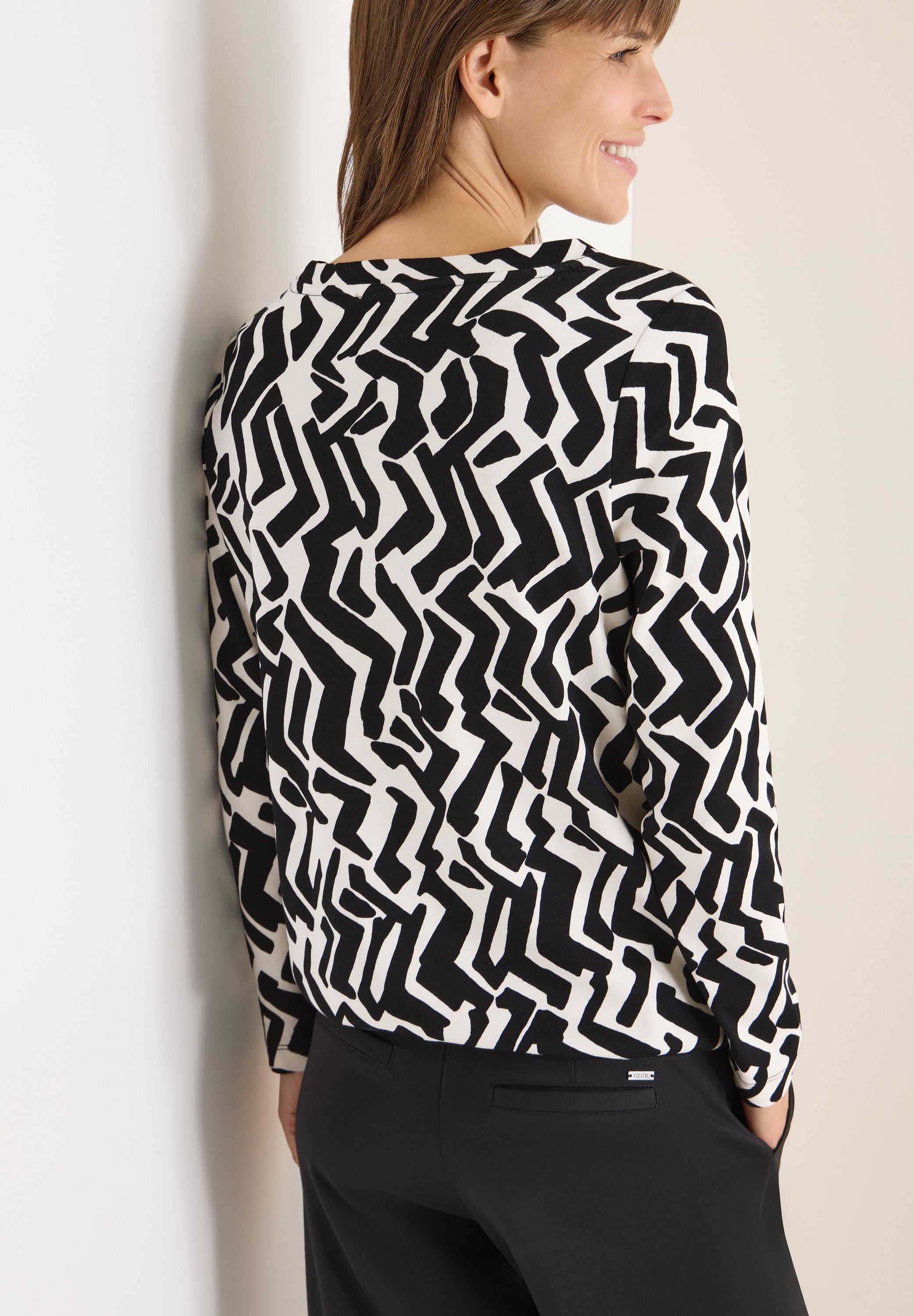 Cecil Sweatshirt , mit grafischem Muster
