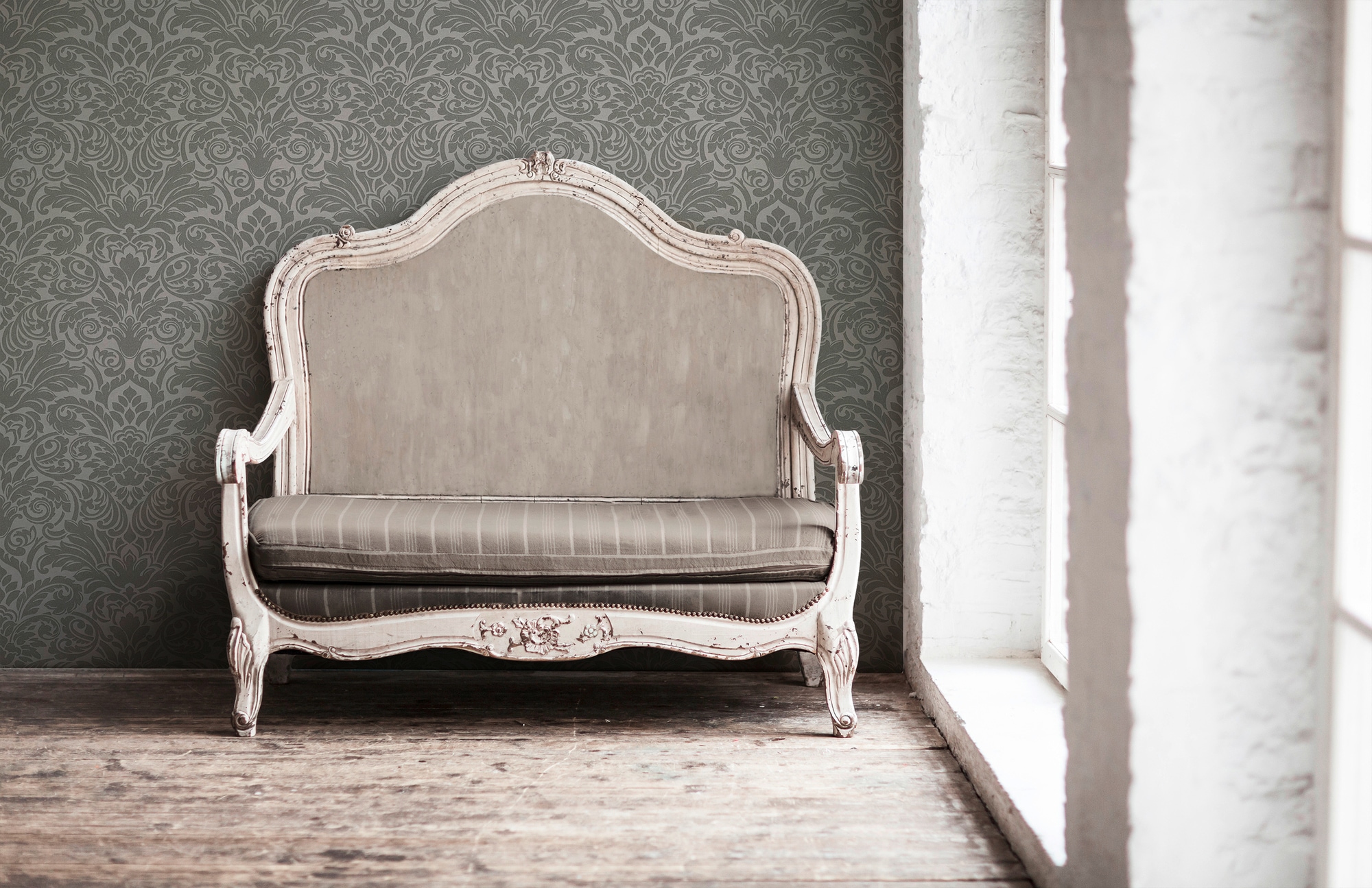 Architects Paper Vliestapete »Luxury wallpaper«, Barock-ornamental-gemustert, Ornament Tapete Barock Tapeten Wohnzimmer Schlafzimmer Küche modern