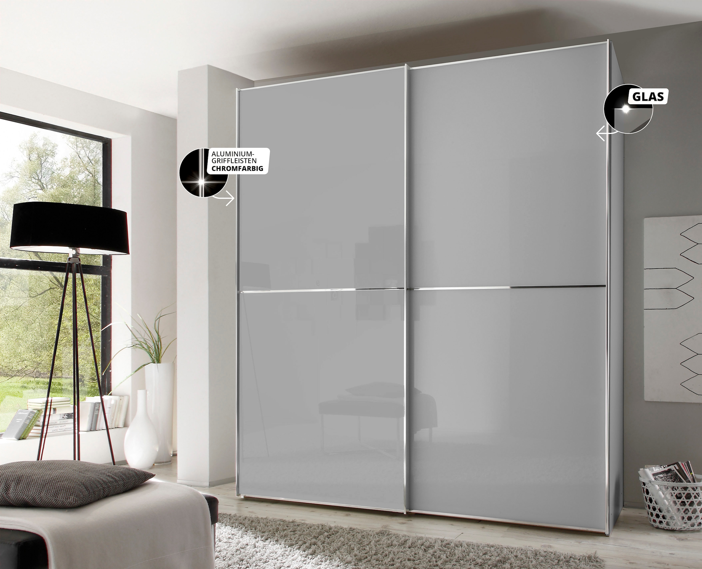 STAUD Schwebetürenschrank »Sinfonie Plus, edles Design in hochwertiger Qualität, Made in Germany«, In vier verschiedenen Ausstattungsvarianten