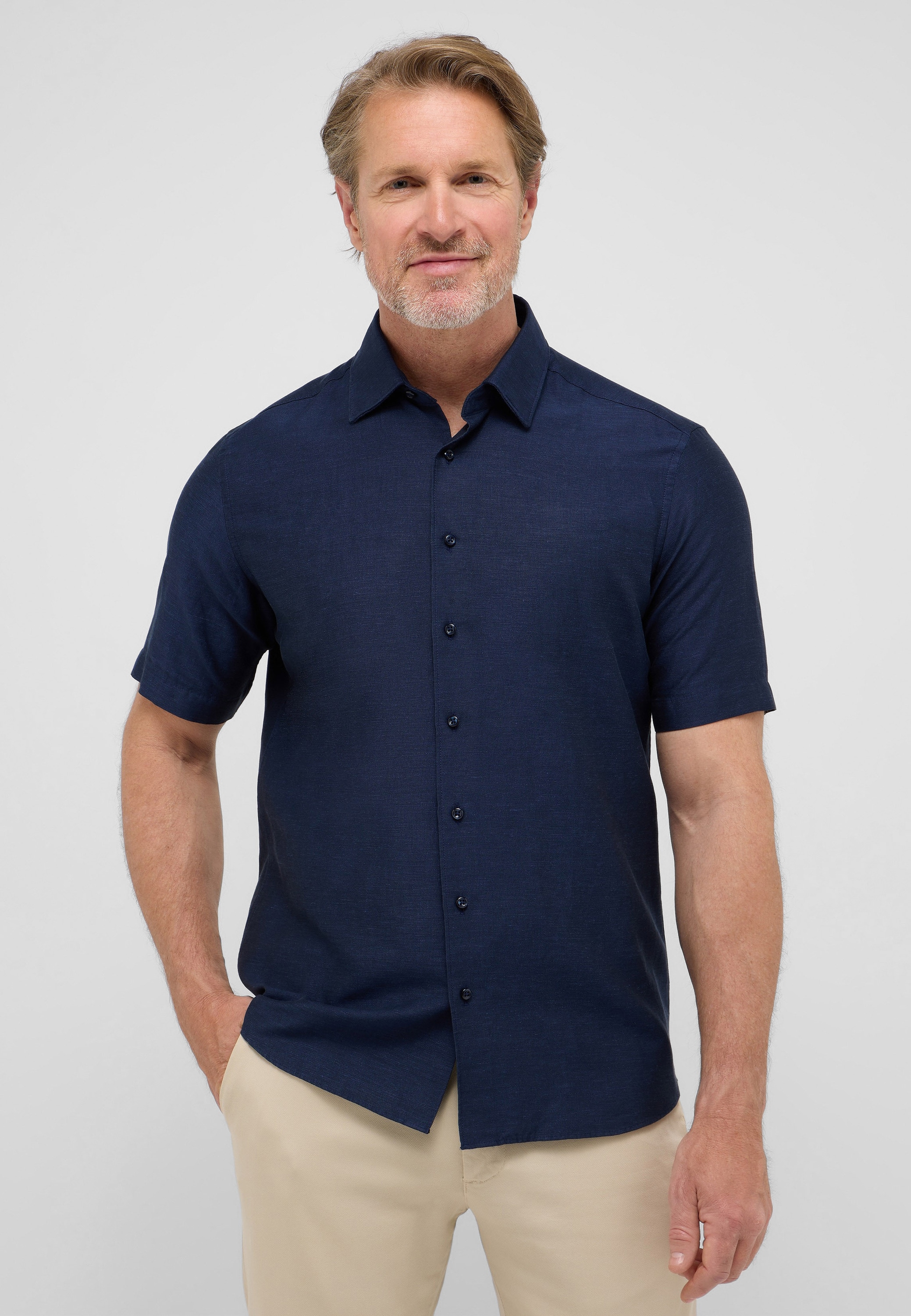 Eterna Kurzarmhemd "MODERN FIT", EASY IRON (bügelleicht) günstig online kaufen