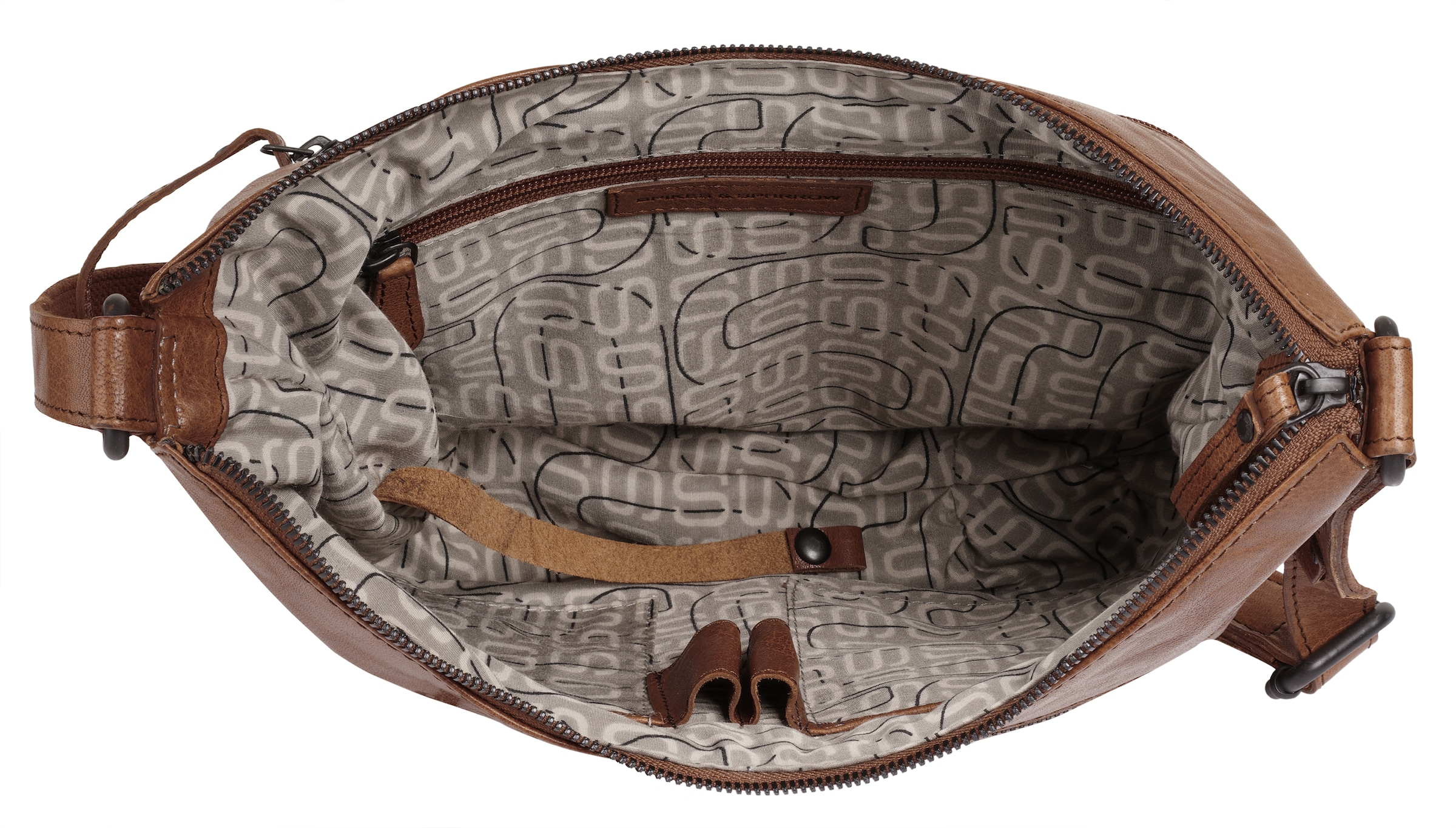 Spikes &amp; Sparrow Umhängetasche echt Leder RK7690