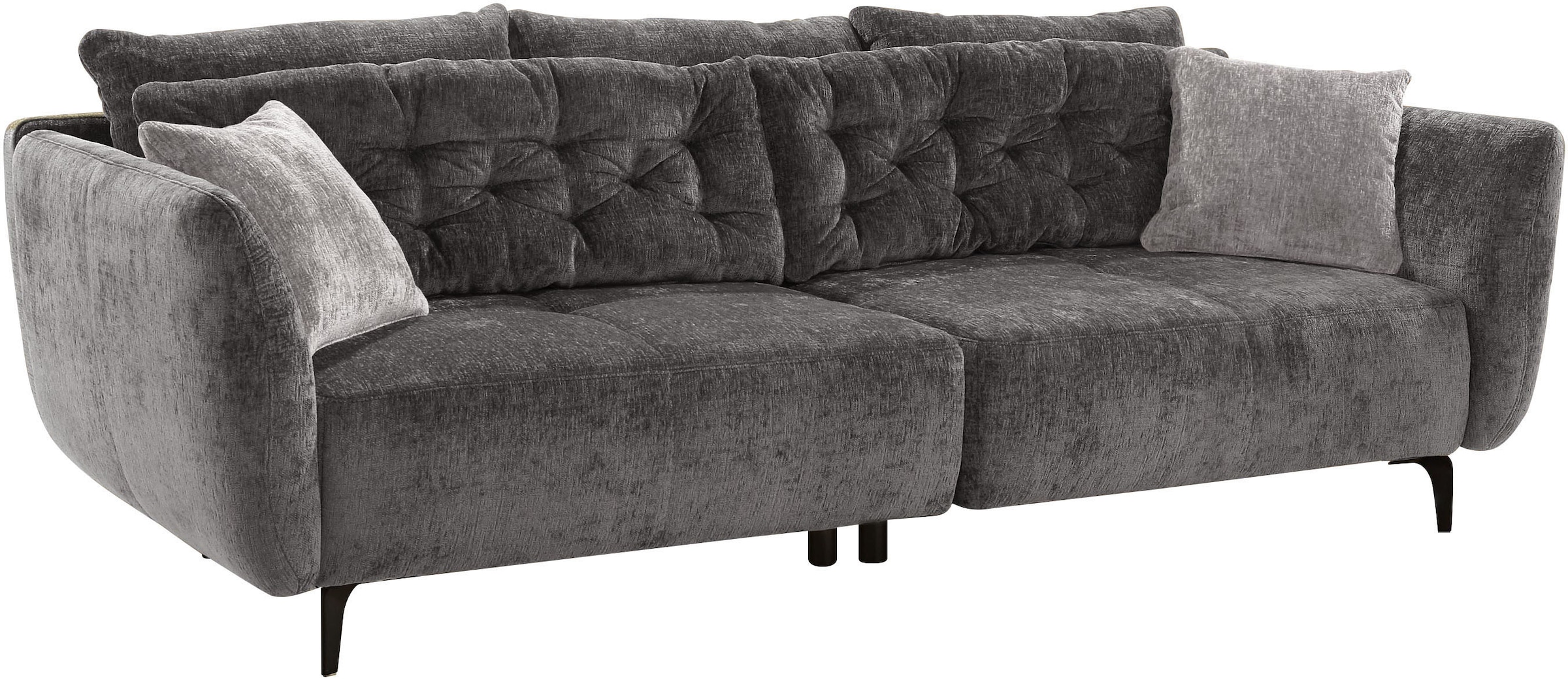 Jockenhöfer Gruppe Big-Sofa »Spa, im Retrolook mit Wellenfederung«, und frei im Raum stellbar, inkl. 7 Kissen