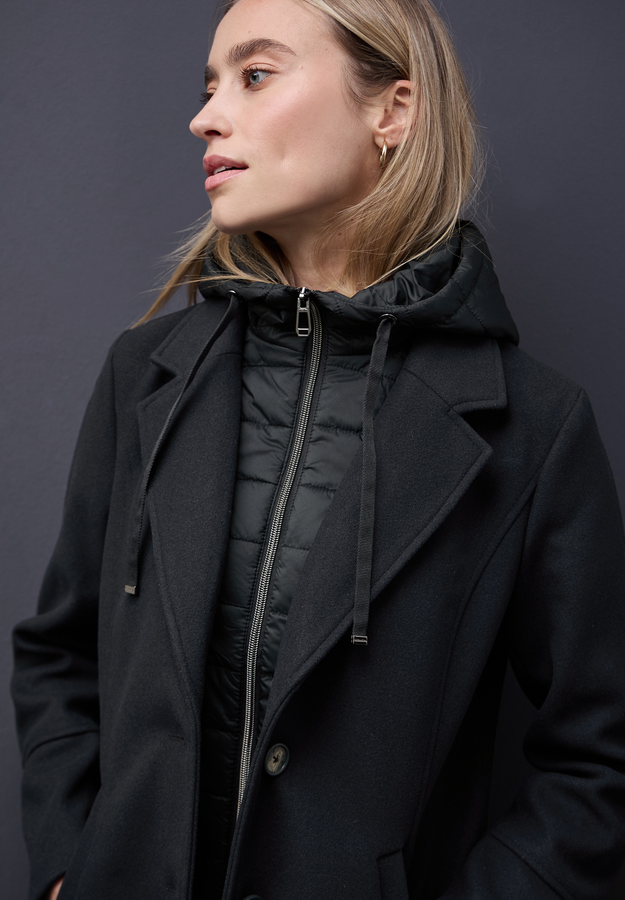 STREET ONE Outdoorjacke mit Kapuze mit Kapuze