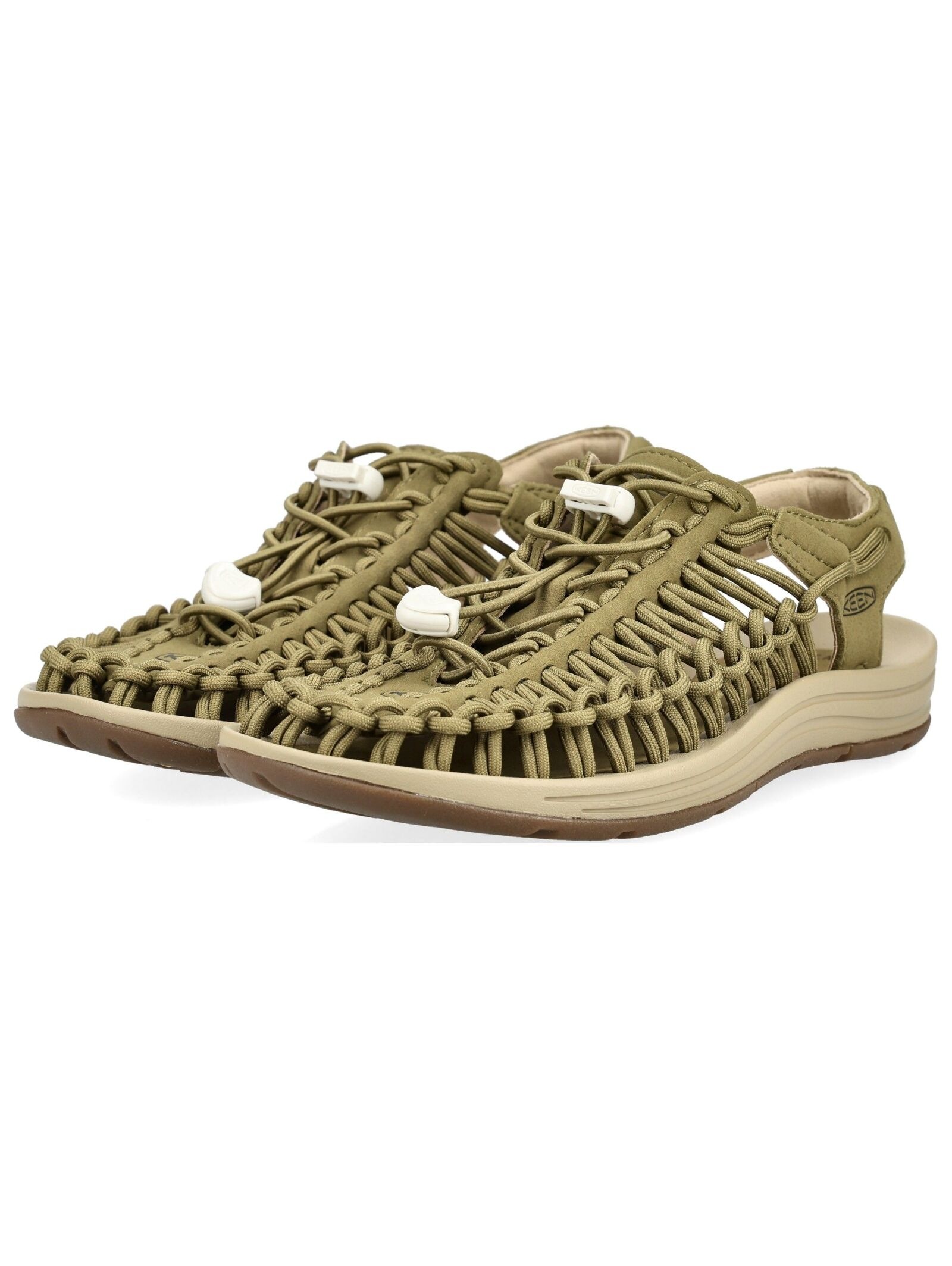 KEEN Sandals Textile Women Olive 40.5 3