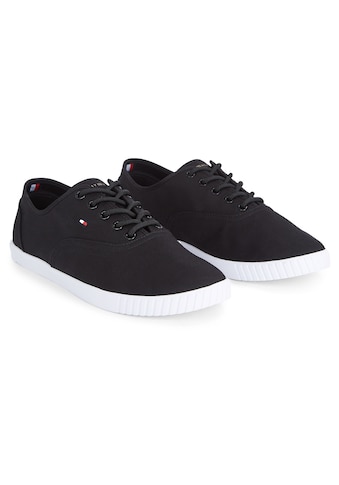 TOMMY HILFIGER Sneaker »CANVAS LACE UP SNEAKER« su kl...