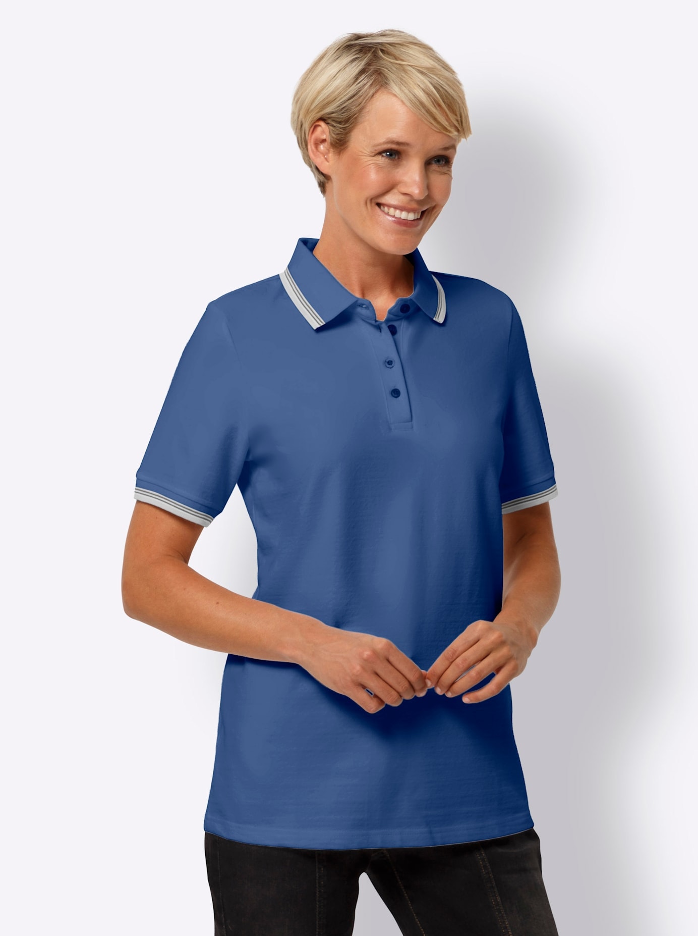 Classic Basics Poloshirt "Poloshirt" 1 Stk. tlg. günstig online kaufen
